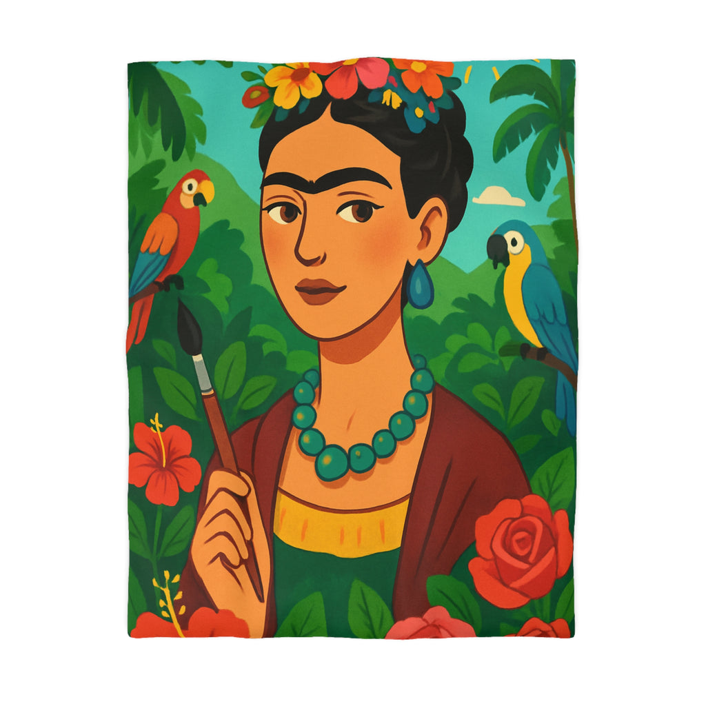 Housse de Couette Microfibre Motif Créatif Original Style Contemporain Chambre Élégante