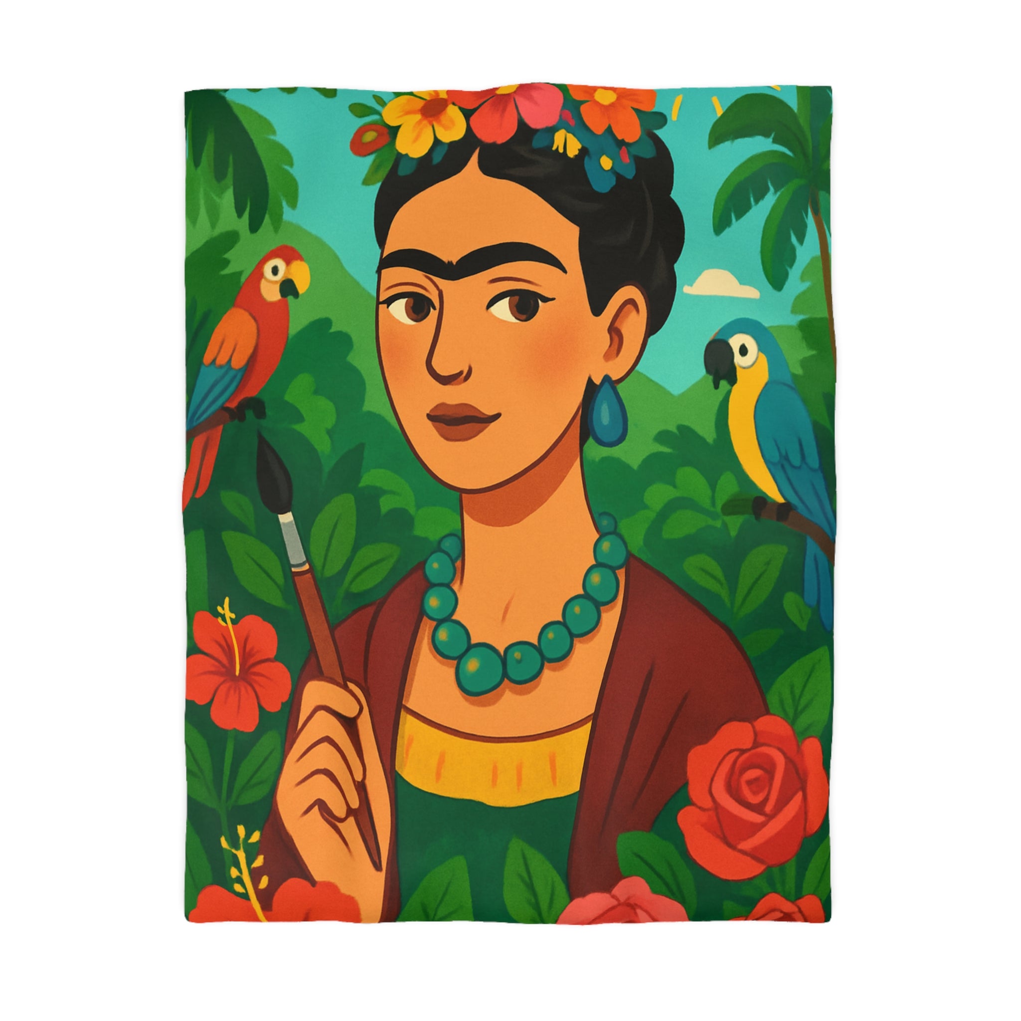 Housse de Couette Microfibre Motif Créatif Original Style Contemporain Chambre Élégante