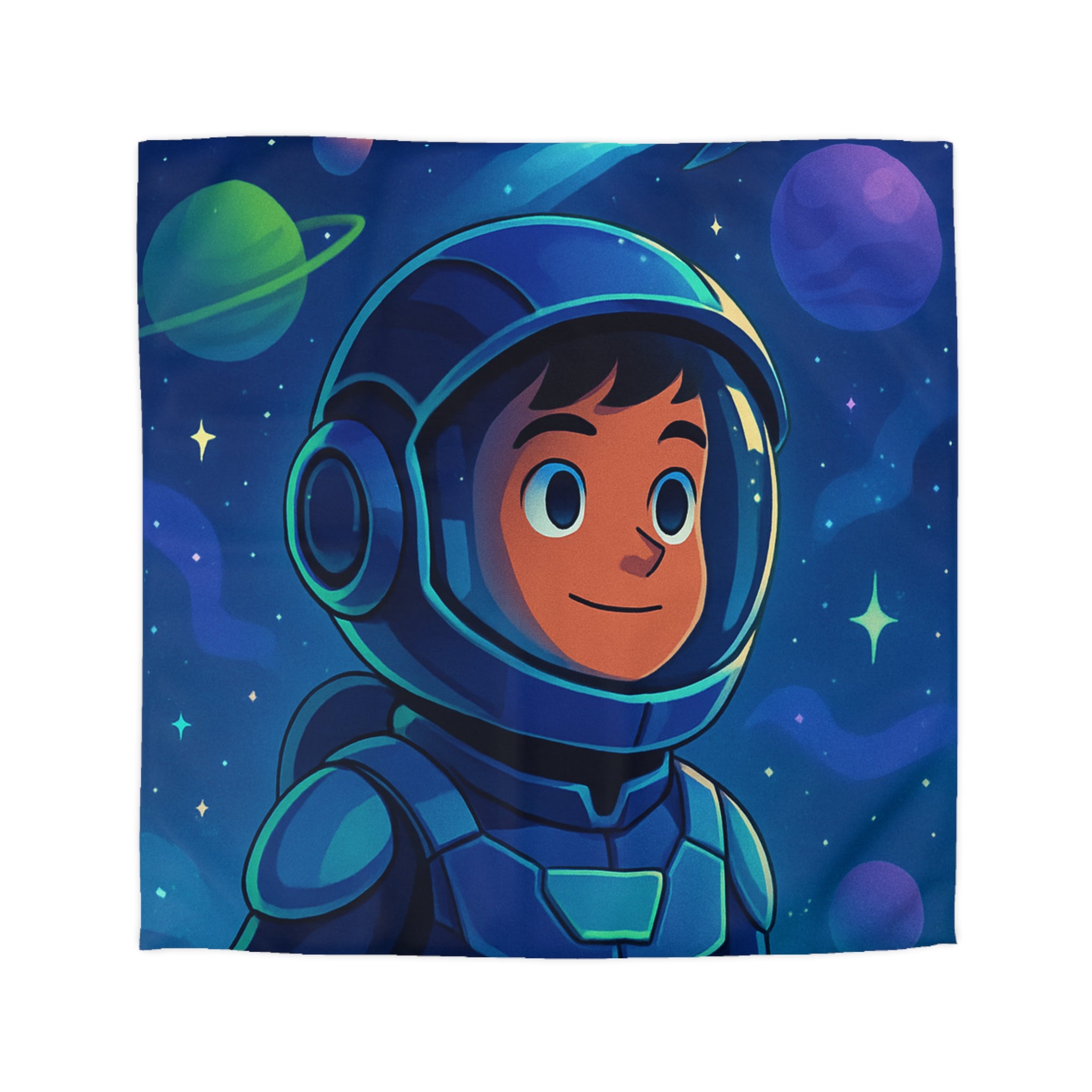 Housse de Couette Microfibre Illustration Unique Design Moderne Décoration Intérieure Raffinée