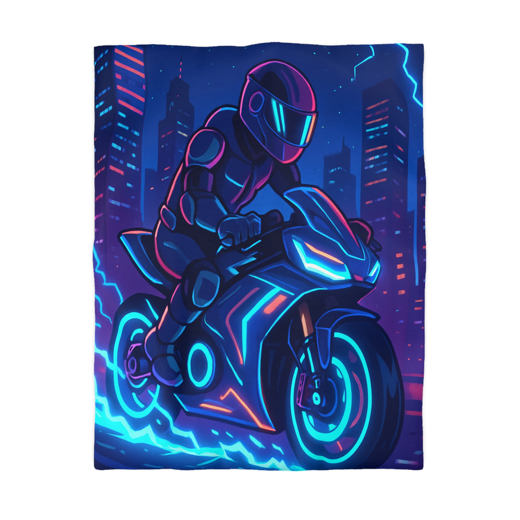 Housse de Couette Microfibre Design Artistique Moderne Décoration Chambre Confort Premium