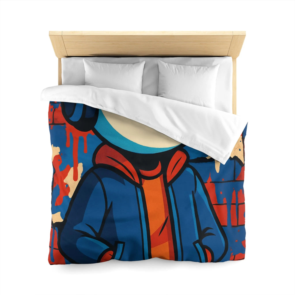 Housse de Couette Microfibre Création Artistique Moderne Design Exclusif Décoration Chambre