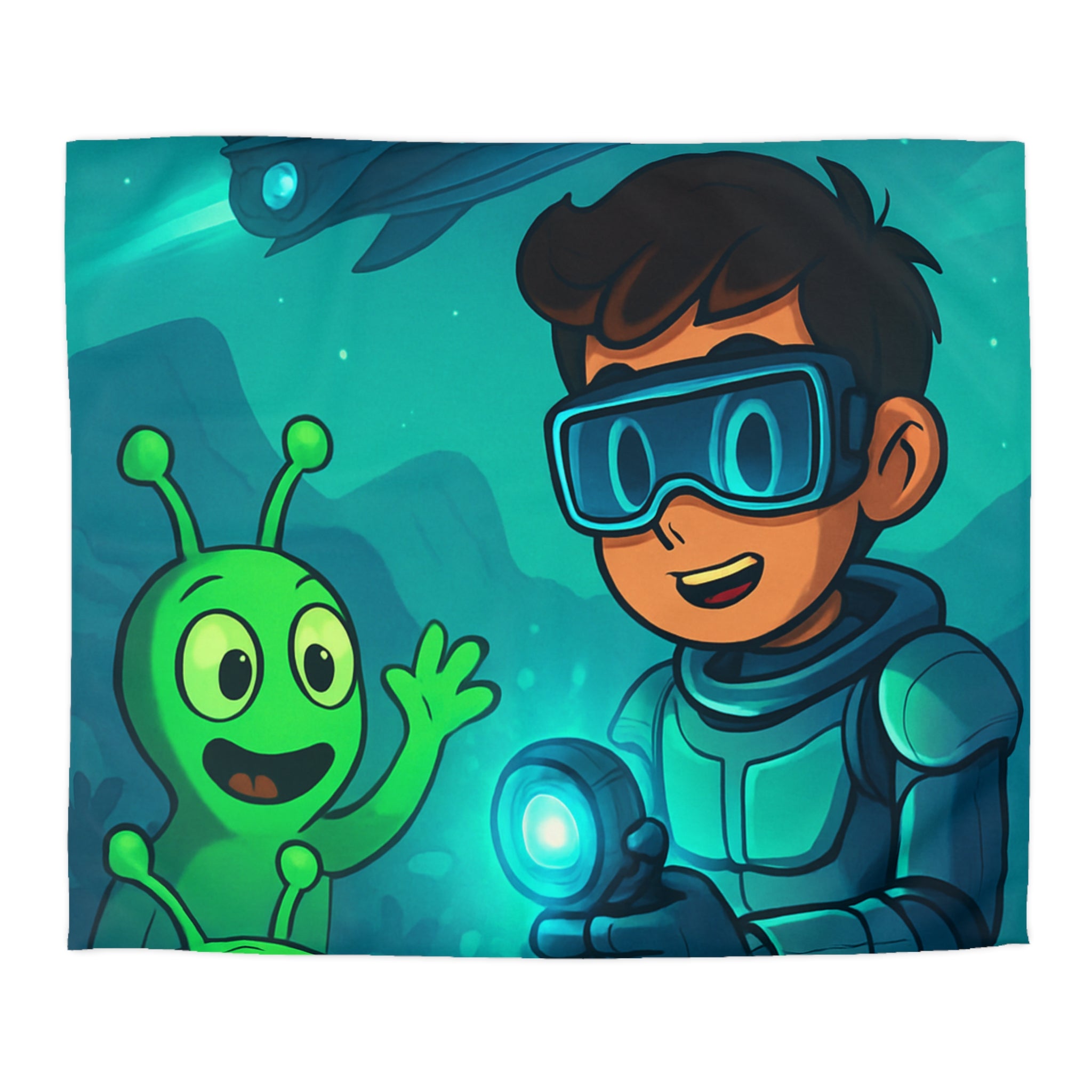 Housse de Couette Microfibre Design Artistique Moderne Décoration Chambre Confort Premium