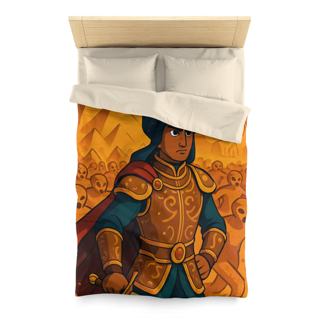 Housse de Couette Microfibre Design Artistique Moderne Décoration Chambre Confort Premium