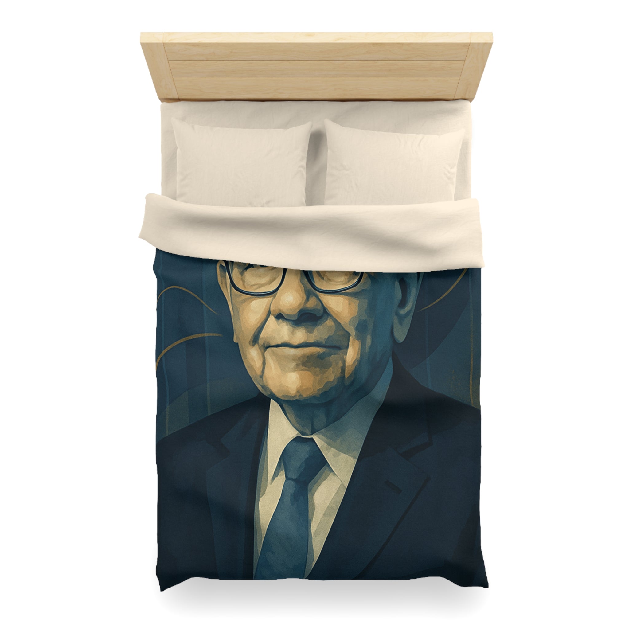 Housse de Couette Microfibre Design Artistique Moderne Décoration Chambre Confort Premium