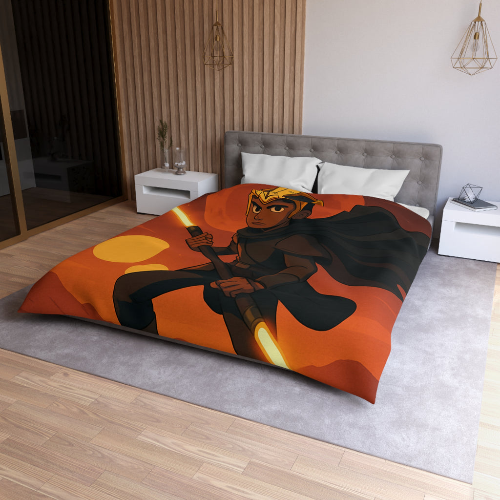 Housse de Couette Microfibre Motif Créatif Original Style Contemporain Chambre Élégante