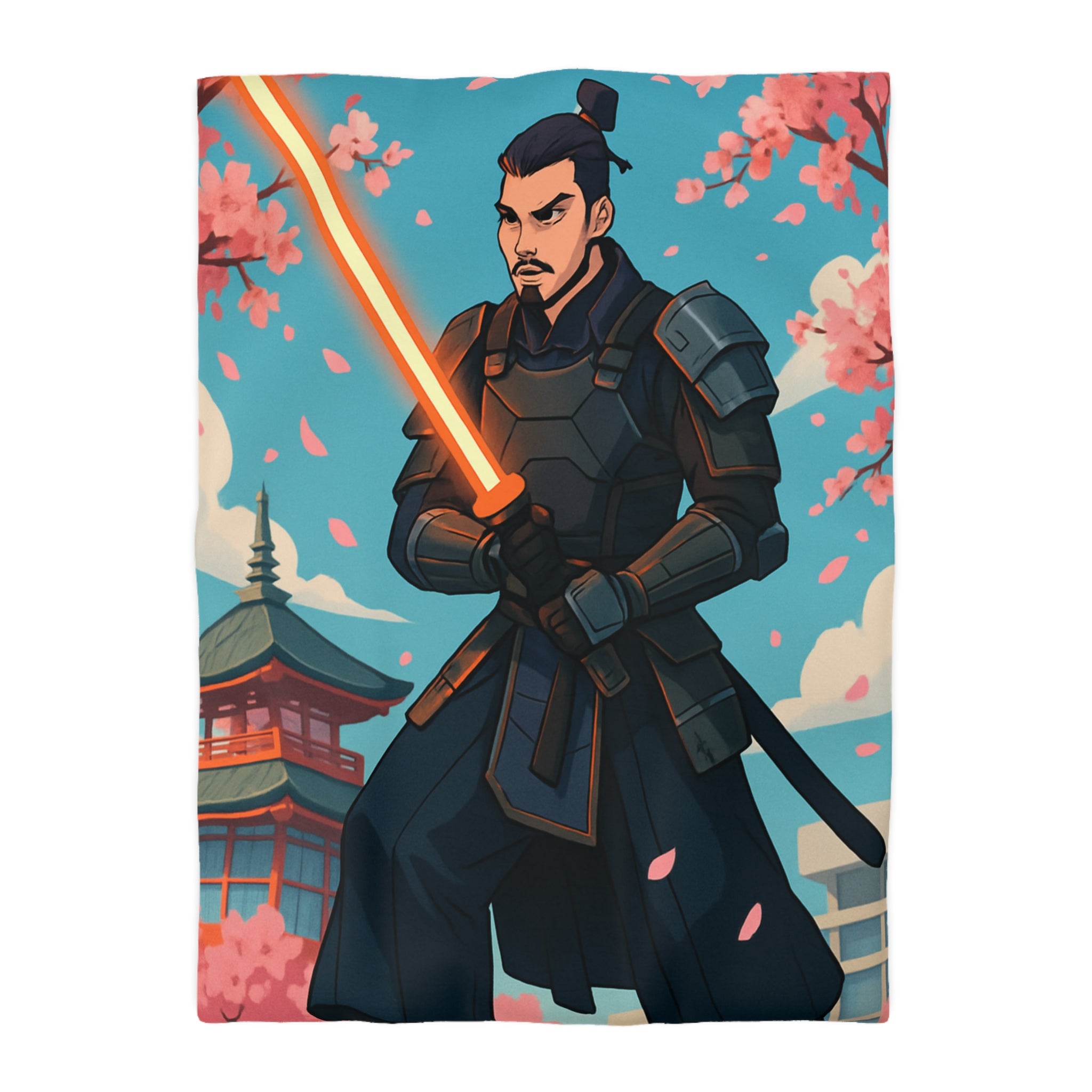 Housse de Couette Microfibre Illustration Unique Design Moderne Décoration Intérieure Raffinée