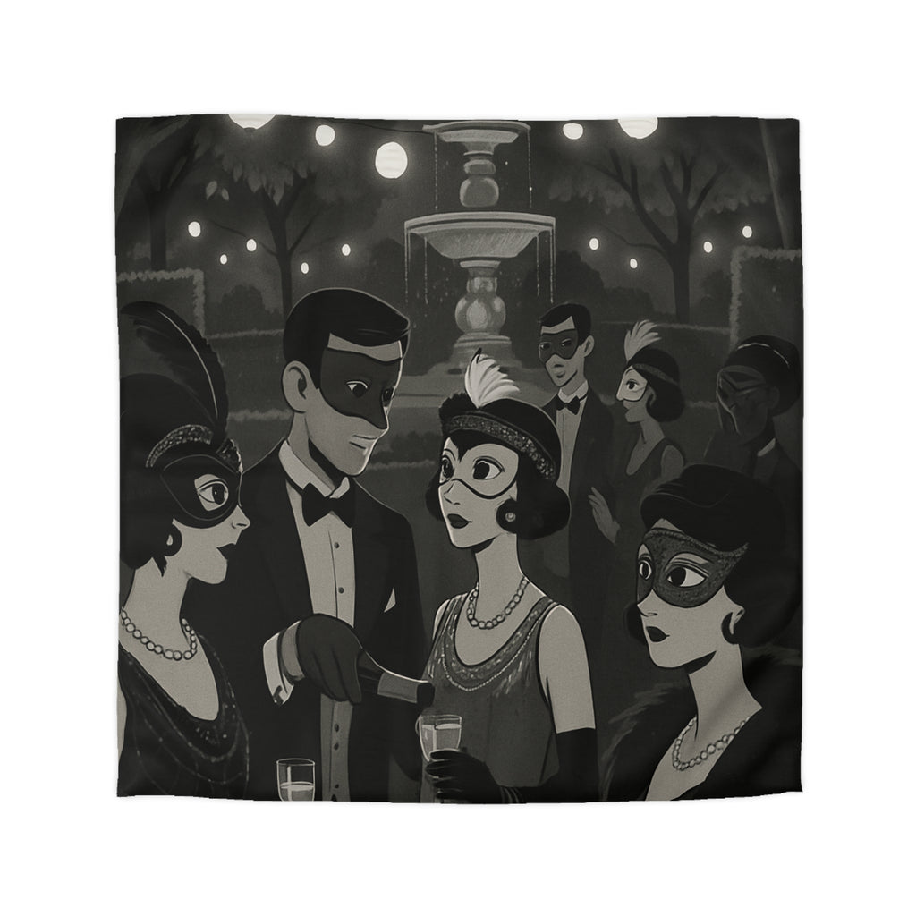 Housse de Couette Microfibre Motif Créatif Original Style Contemporain Chambre Élégante