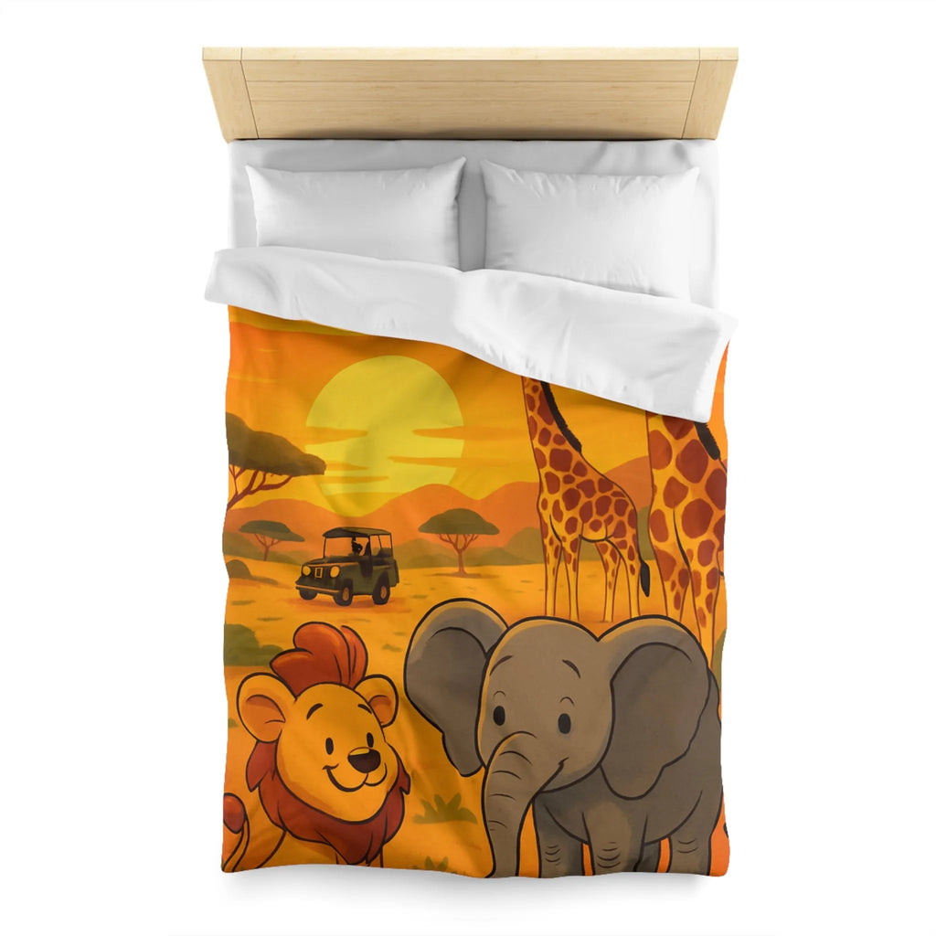 Housse de Couette Microfibre Art Graphique Contemporain Style Décoratif Chambre Tendance