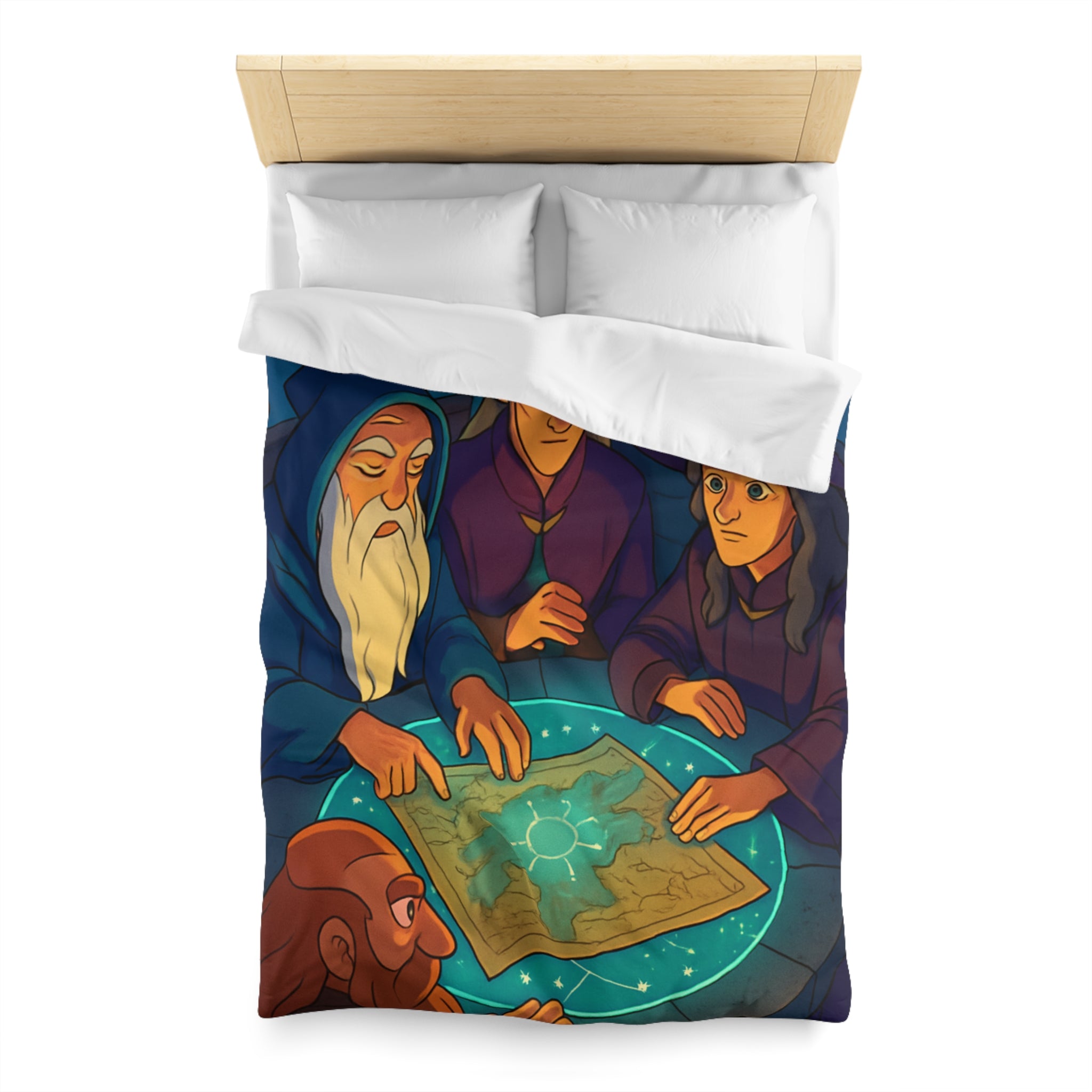 Housse de Couette Microfibre Création Artistique Moderne Design Exclusif Décoration Chambre