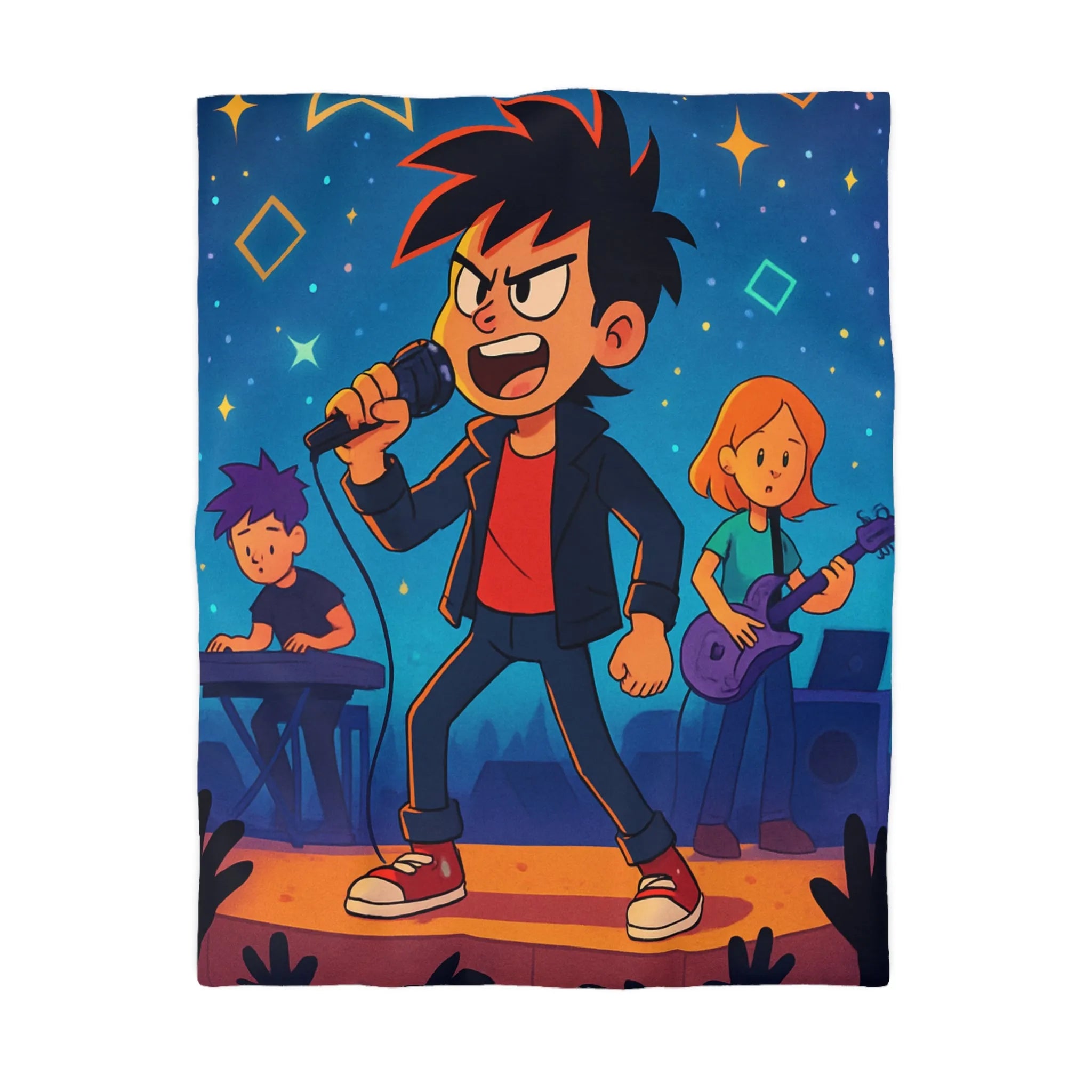 Housse de Couette Microfibre Création Artistique Moderne Design Exclusif Décoration Chambre