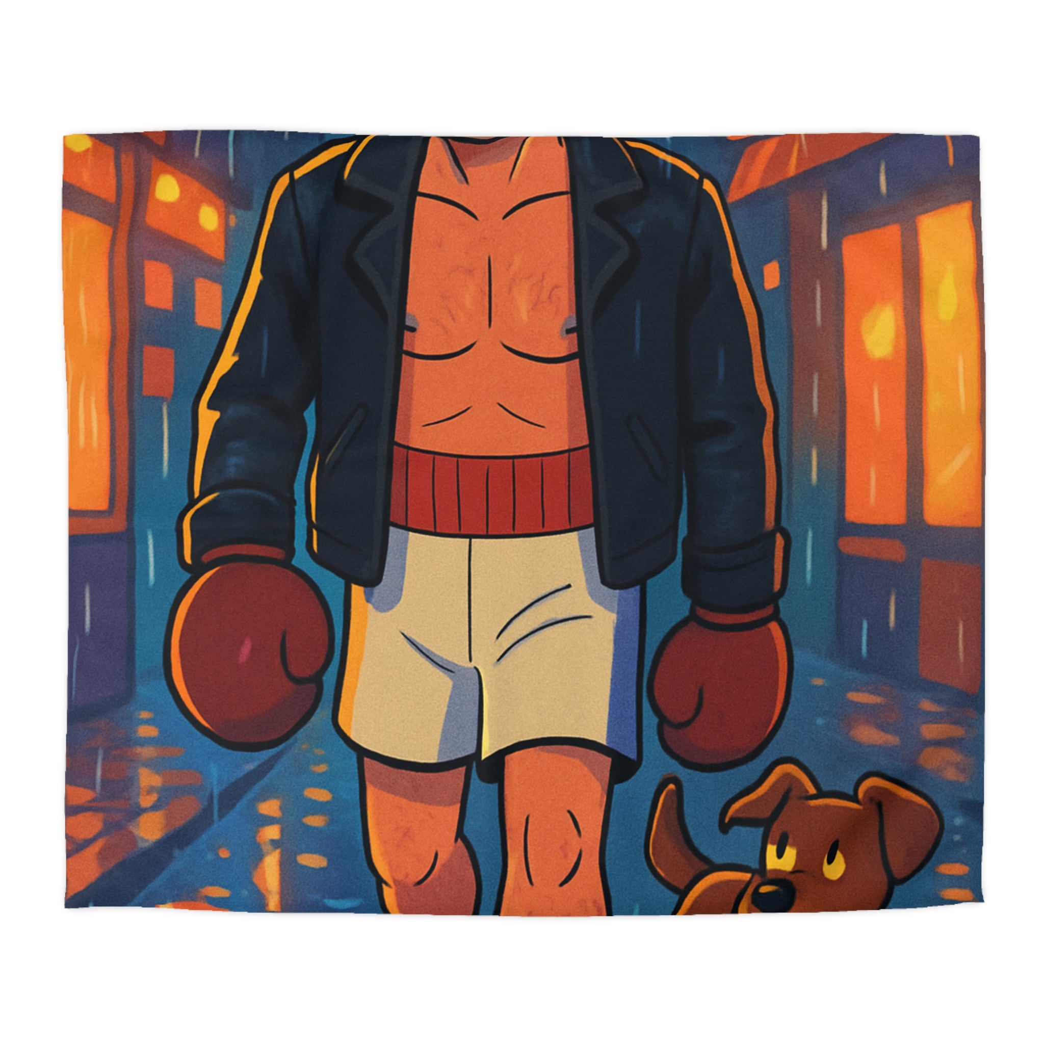 Housse de Couette Microfibre Motif Créatif Original Style Contemporain Chambre Élégante