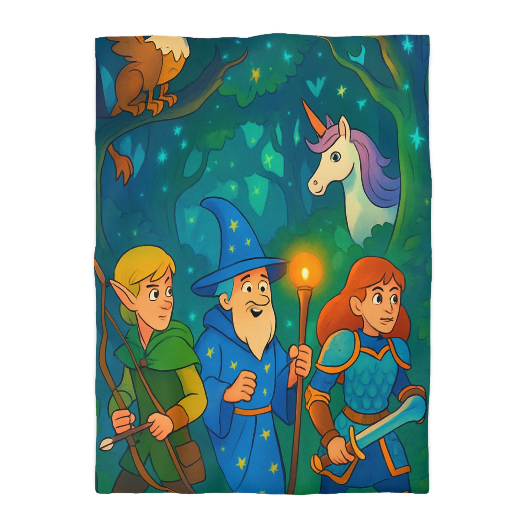 Housse de Couette Microfibre Motif Créatif Original Style Contemporain Chambre Élégante