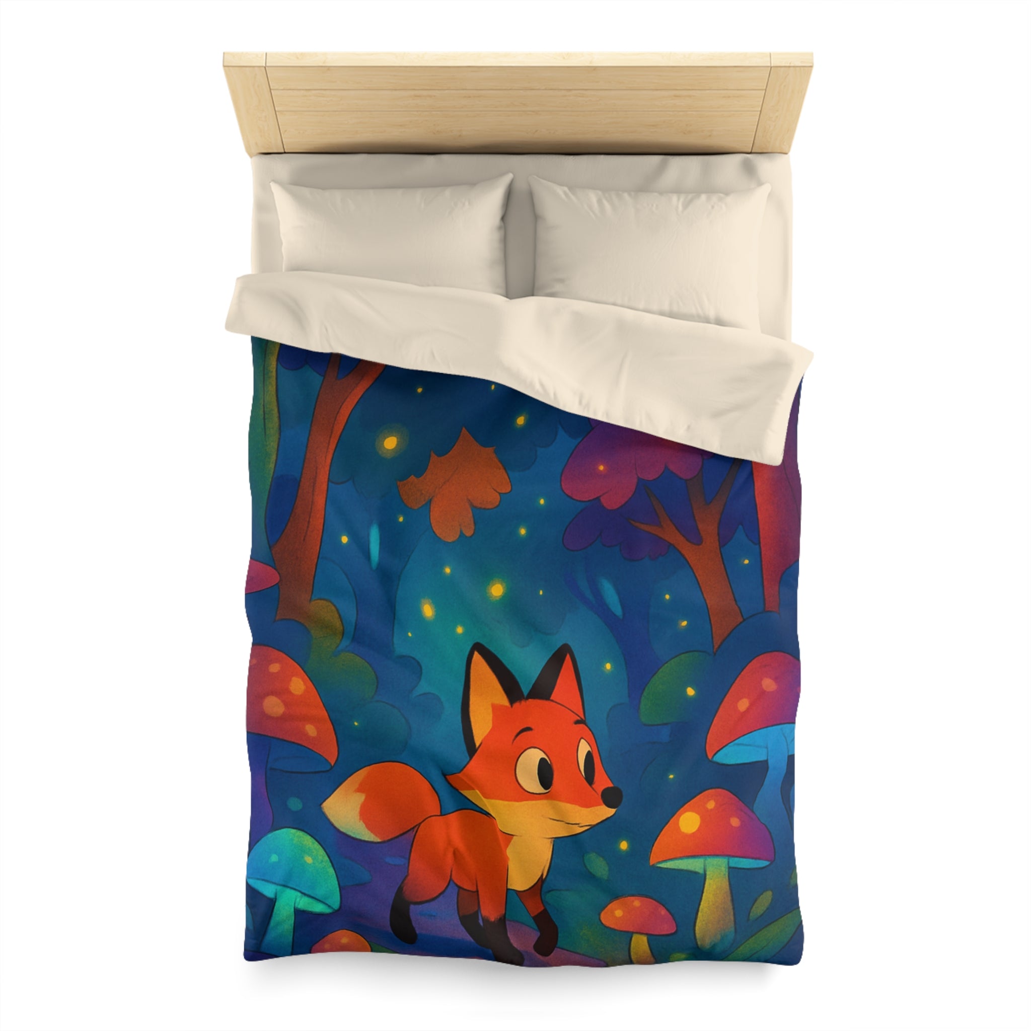 Housse de Couette Microfibre Design Artistique Moderne Décoration Chambre Confort Premium