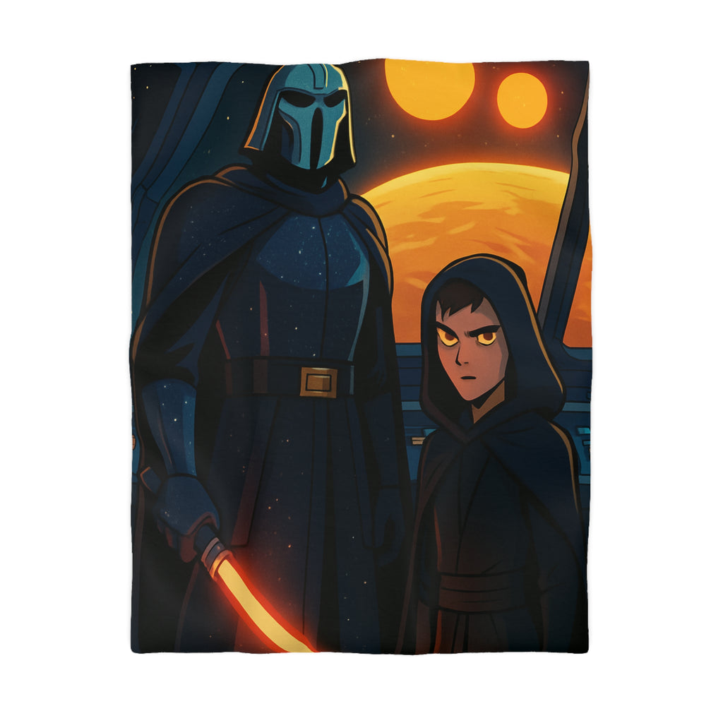 Housse de Couette Microfibre Design Artistique Moderne Décoration Chambre Confort Premium