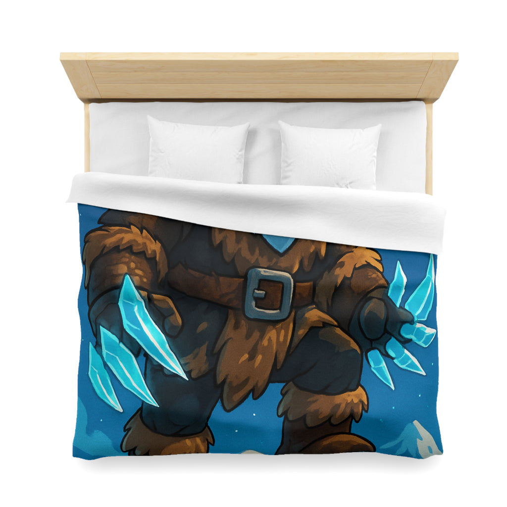 Housse de Couette Microfibre Motif Créatif Original Style Contemporain Chambre Élégante