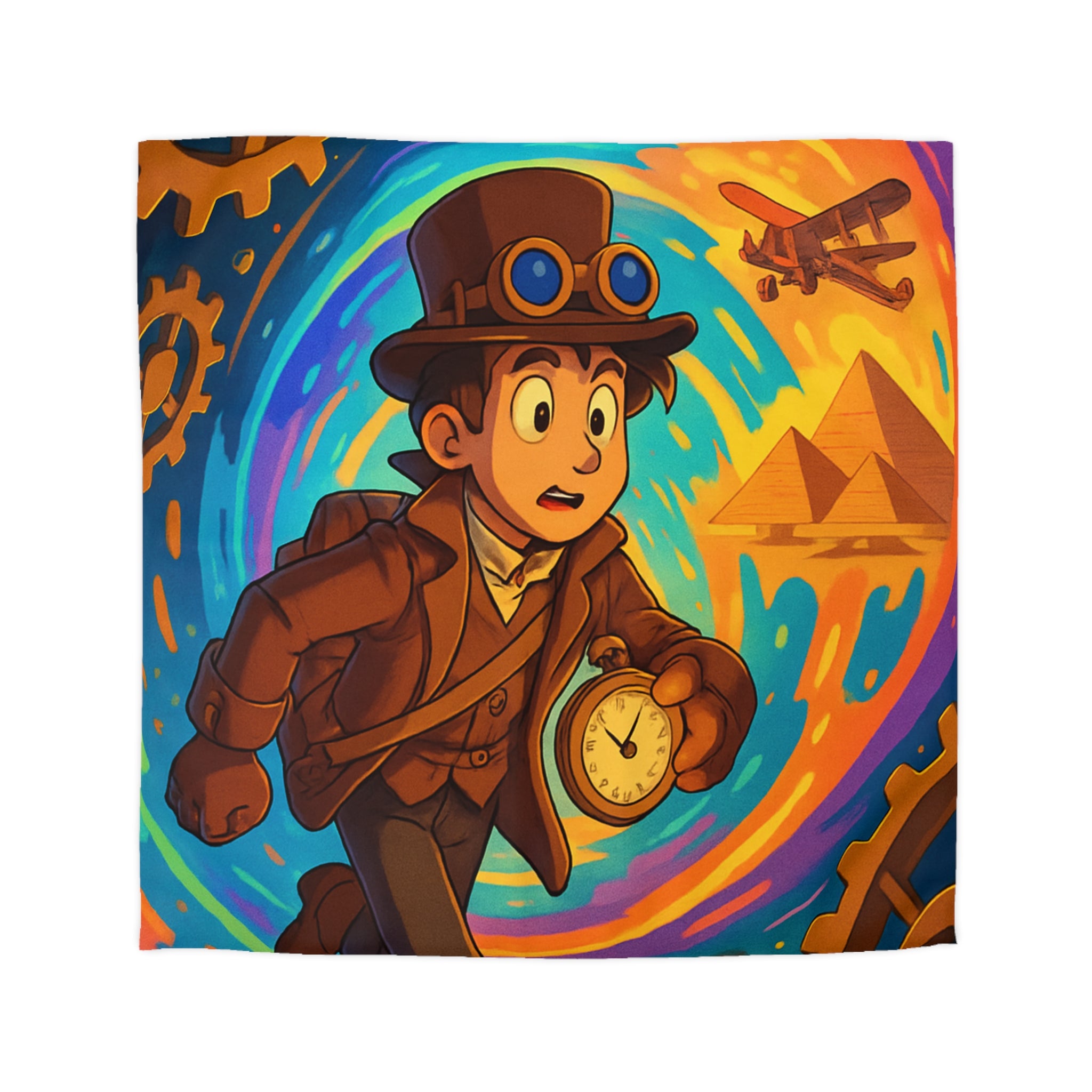 Housse de Couette Microfibre Création Artistique Moderne Design Exclusif Décoration Chambre