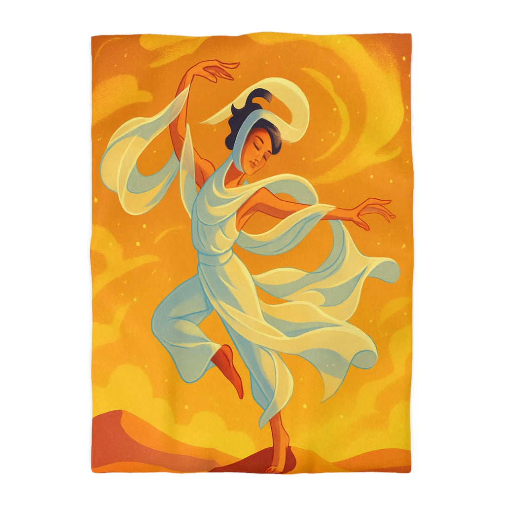 Housse de Couette Microfibre Art Graphique Contemporain Style Décoratif Chambre Tendance