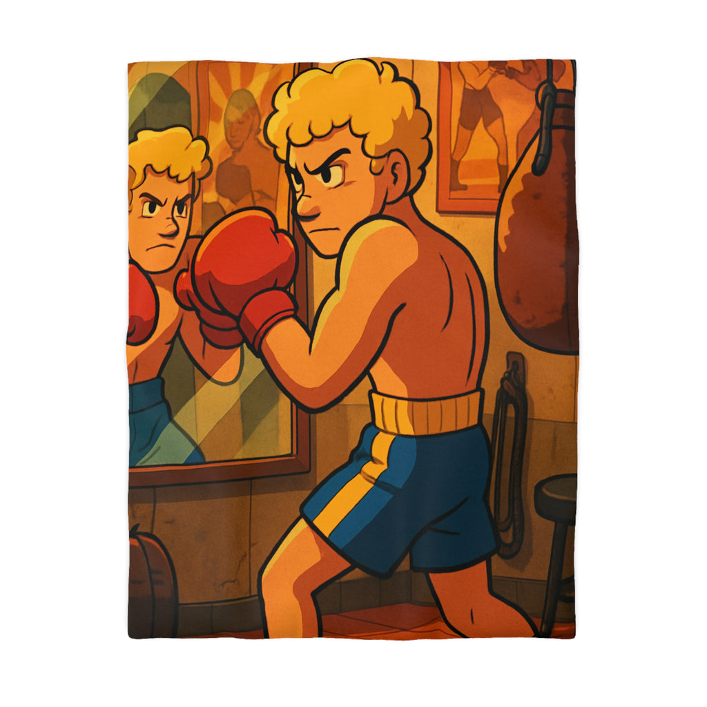 Housse de Couette Microfibre Design Artistique Moderne Décoration Chambre Confort Premium