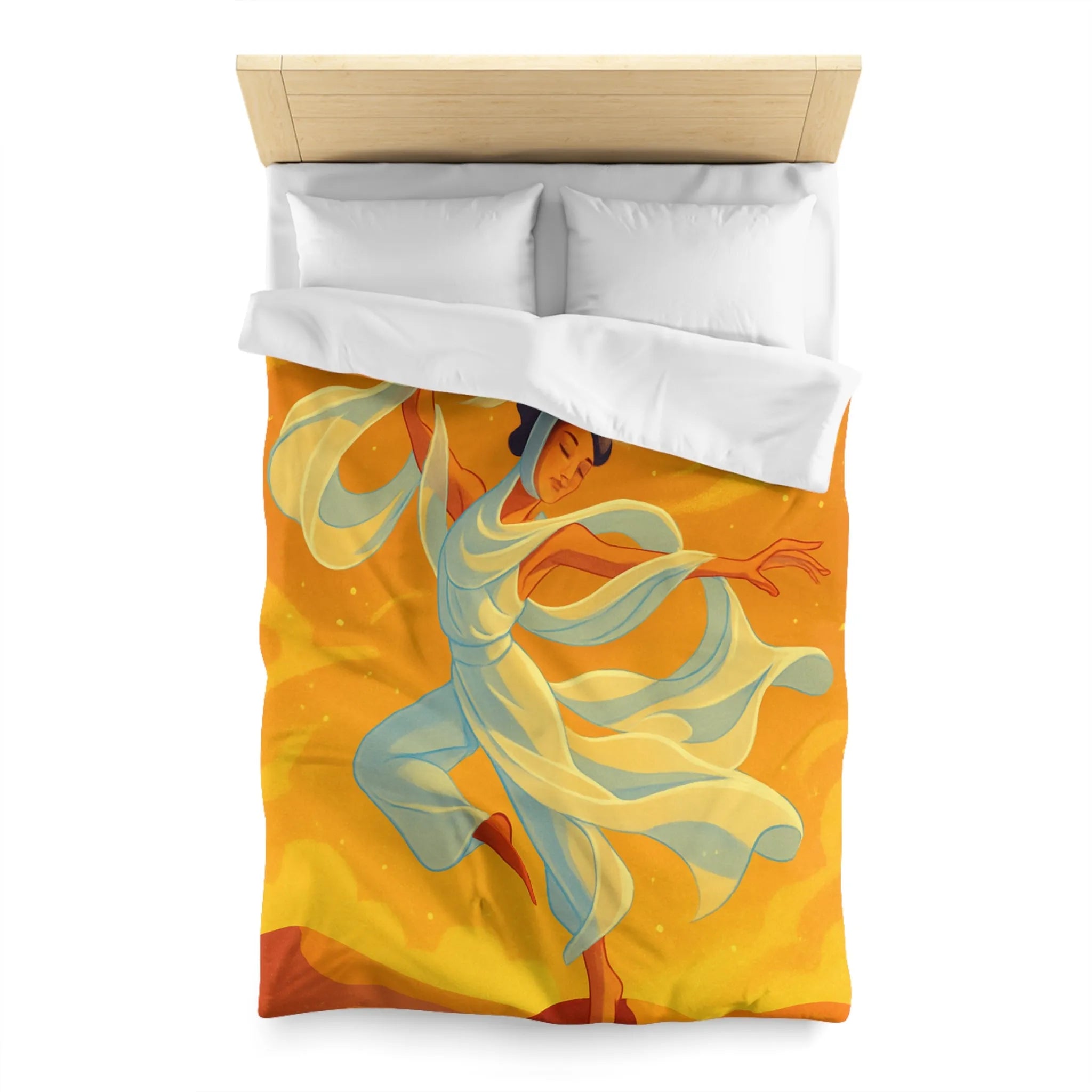 Housse de Couette Microfibre Art Graphique Contemporain Style Décoratif Chambre Tendance