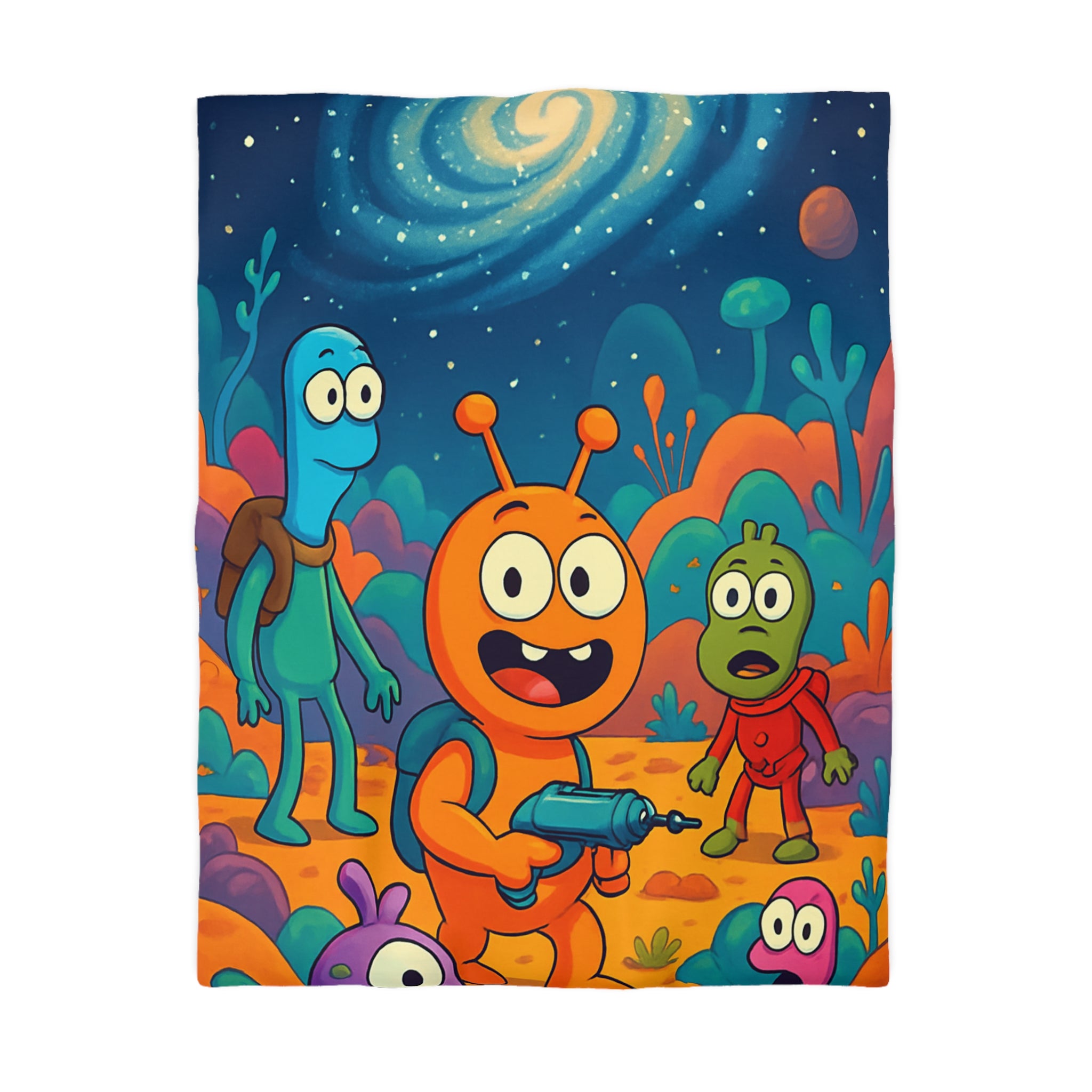 Housse de Couette Microfibre Design Artistique Moderne Décoration Chambre Confort Premium