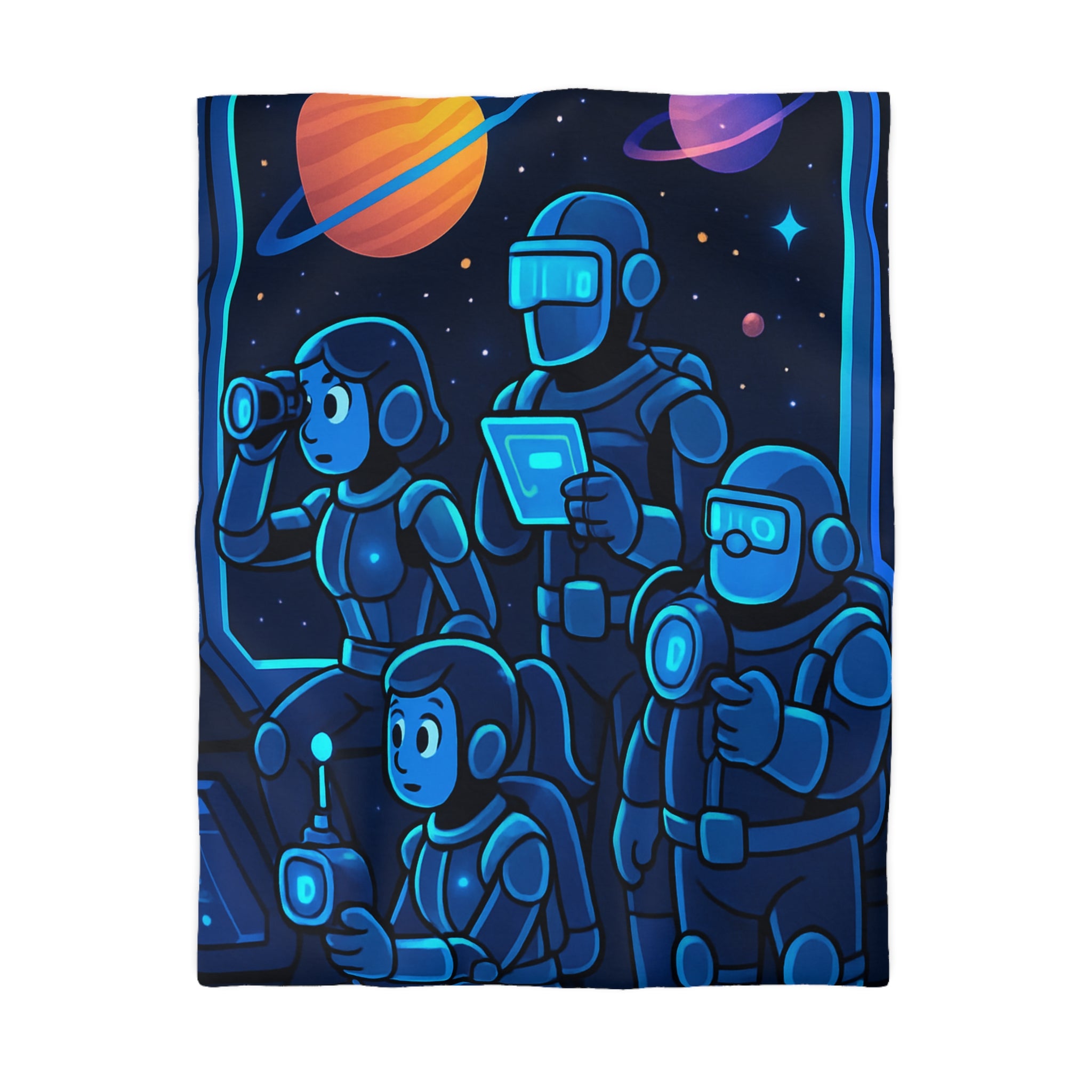 Housse de Couette Microfibre Motif Créatif Original Style Contemporain Chambre Élégante