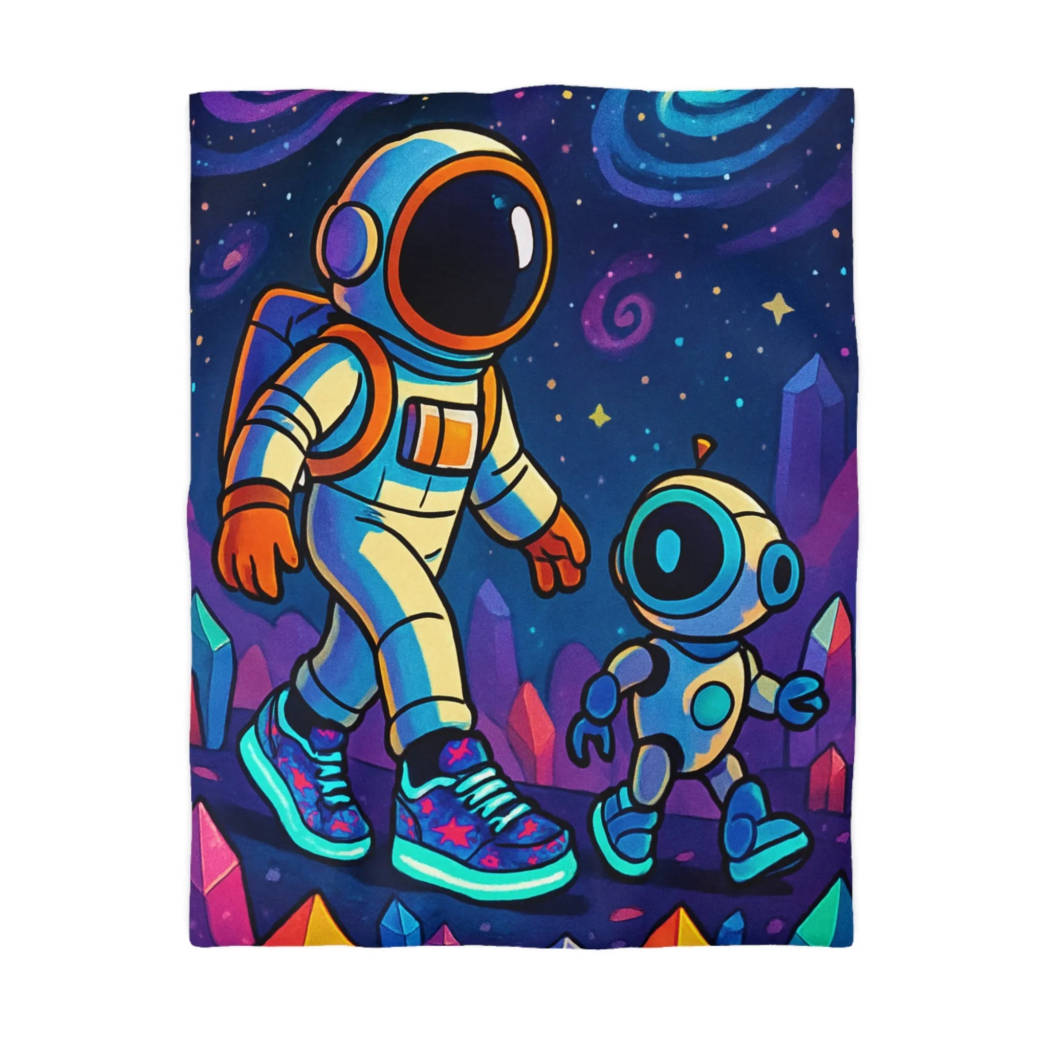 Housse de Couette Microfibre Art Graphique Contemporain Style Décoratif Chambre Tendance