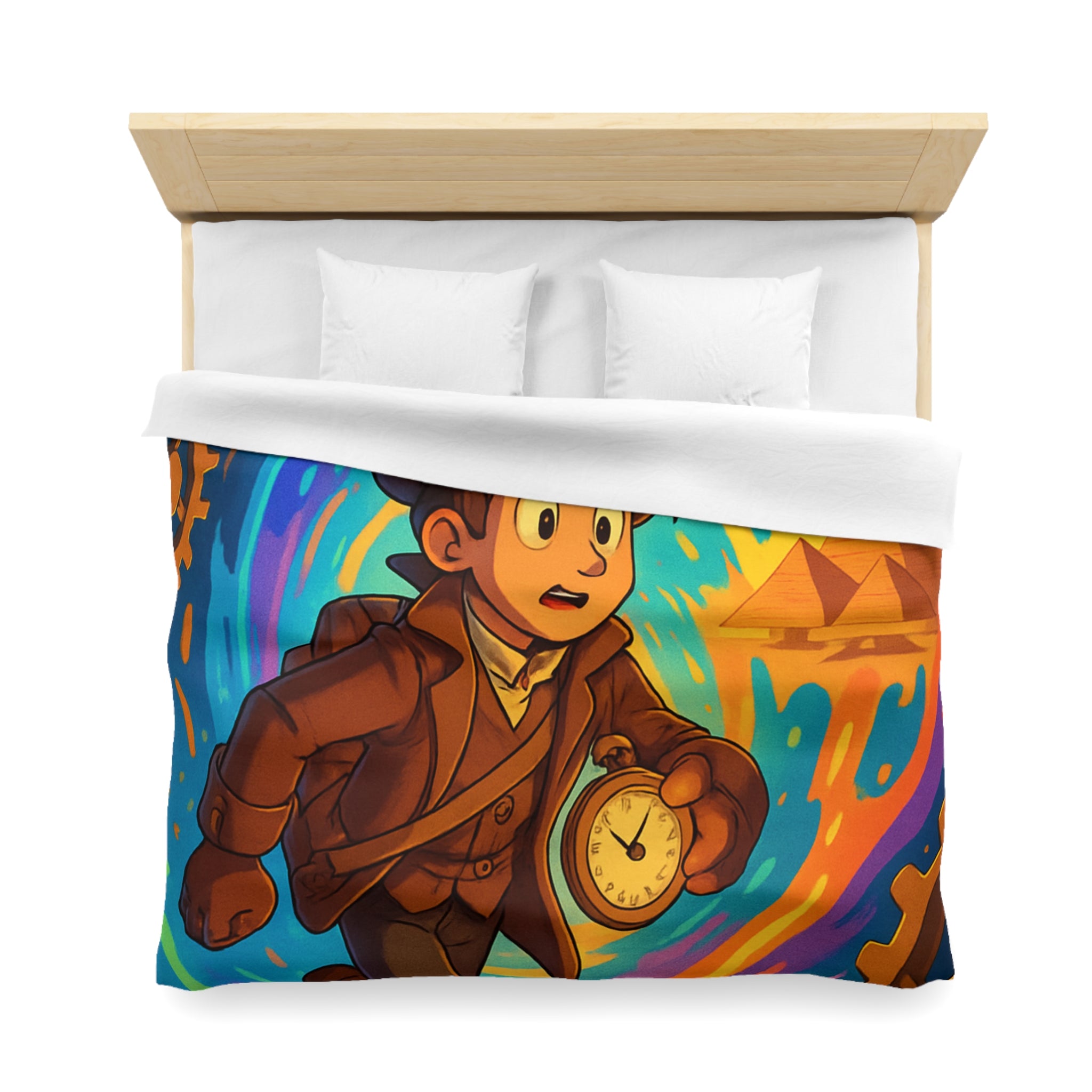 Housse de Couette Microfibre Création Artistique Moderne Design Exclusif Décoration Chambre