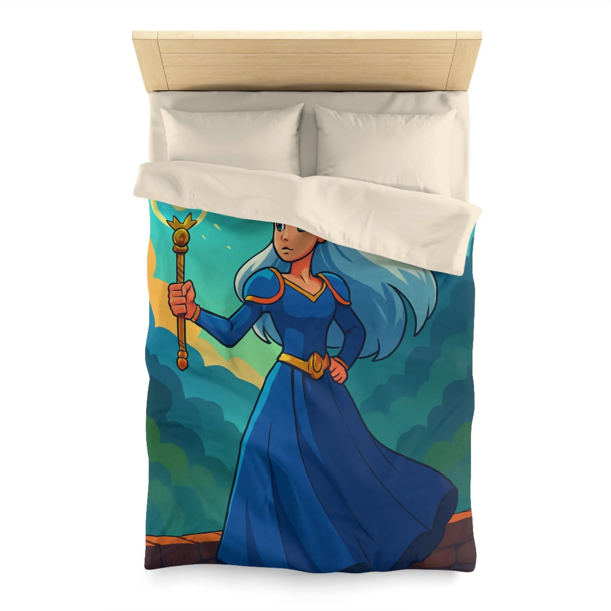 Housse de Couette Microfibre Art Graphique Contemporain Style Décoratif Chambre Tendance