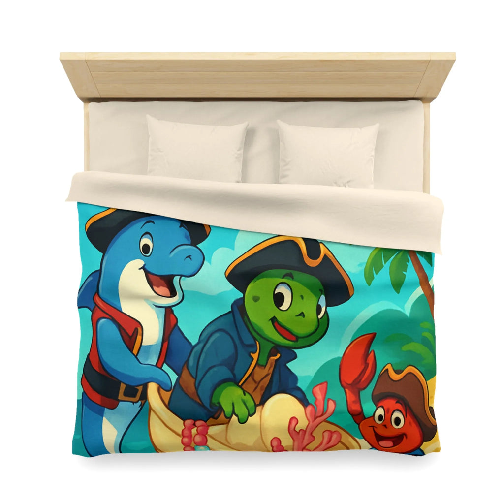 Ensemble pirate océanique pour chambre enfant avec animaux marins en costumes colorés