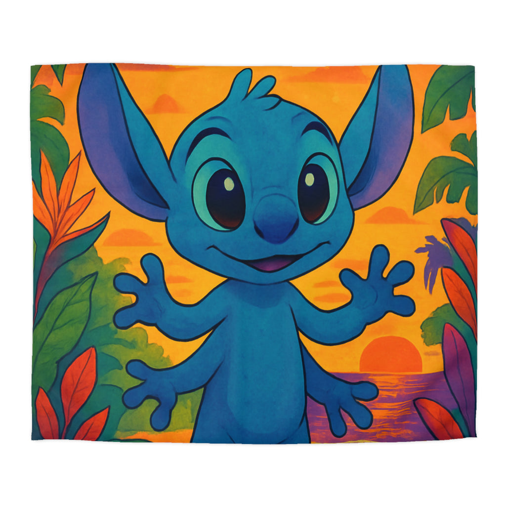 Housse de Couette Microfibre Design Artistique Moderne Décoration Chambre Confort Premium