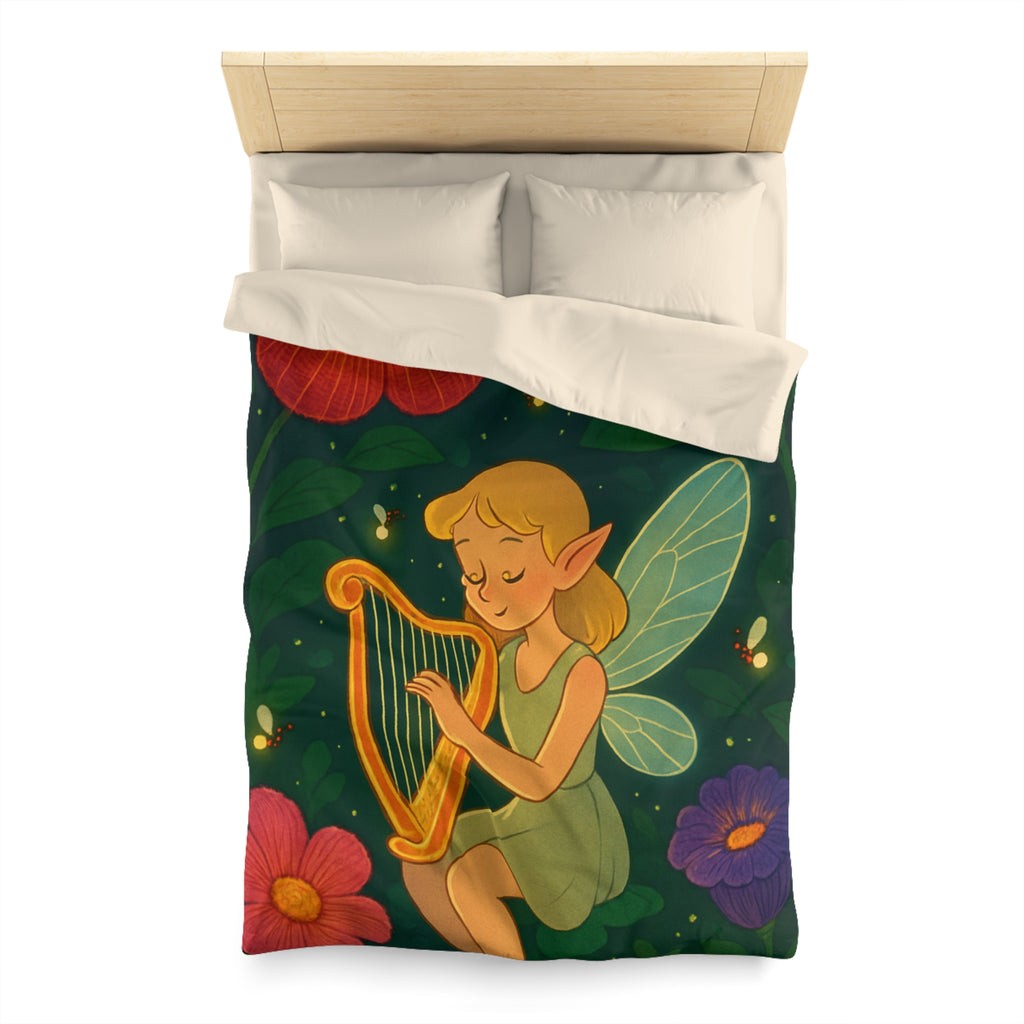 Housse de Couette Microfibre Motif Créatif Original Style Contemporain Chambre Élégante