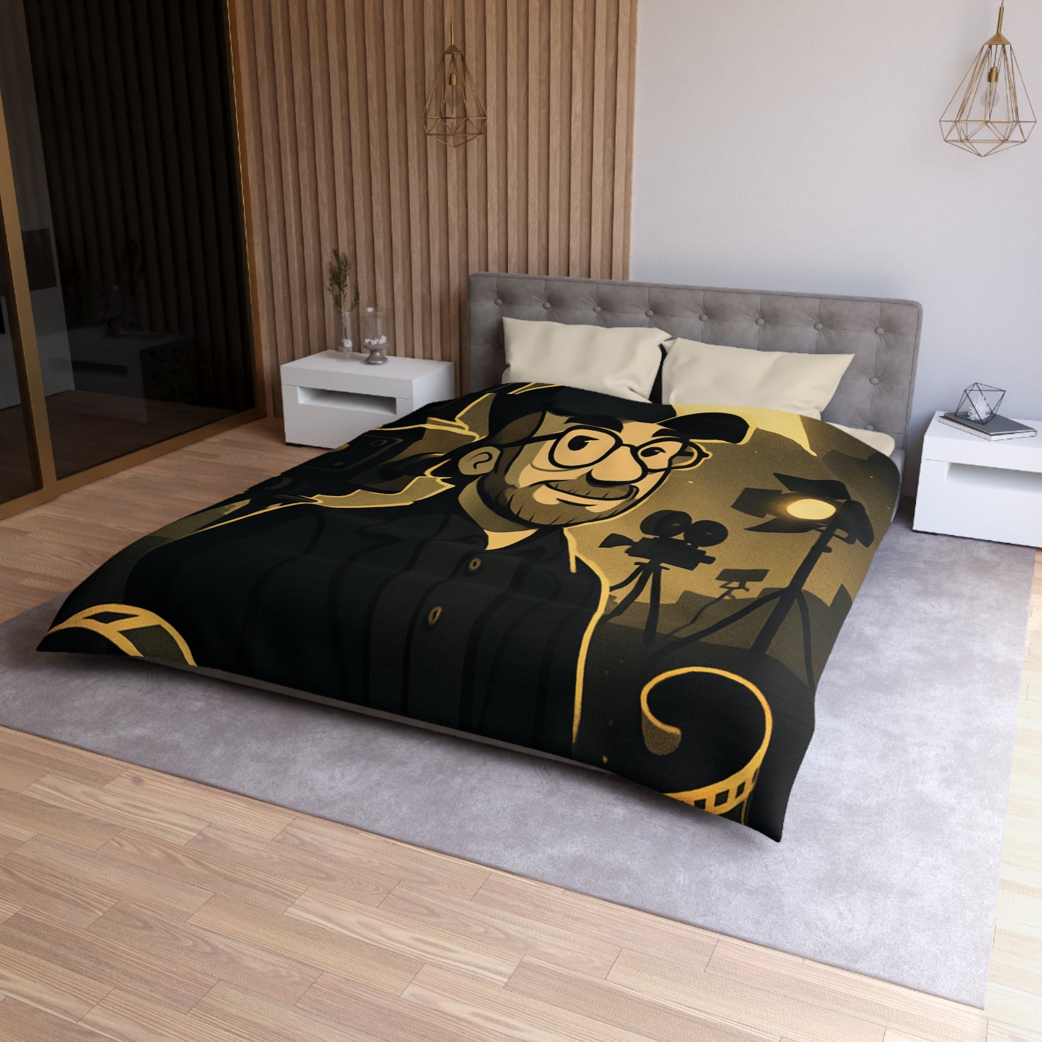 Housse de Couette Microfibre Création Artistique Moderne Design Exclusif Décoration Chambre