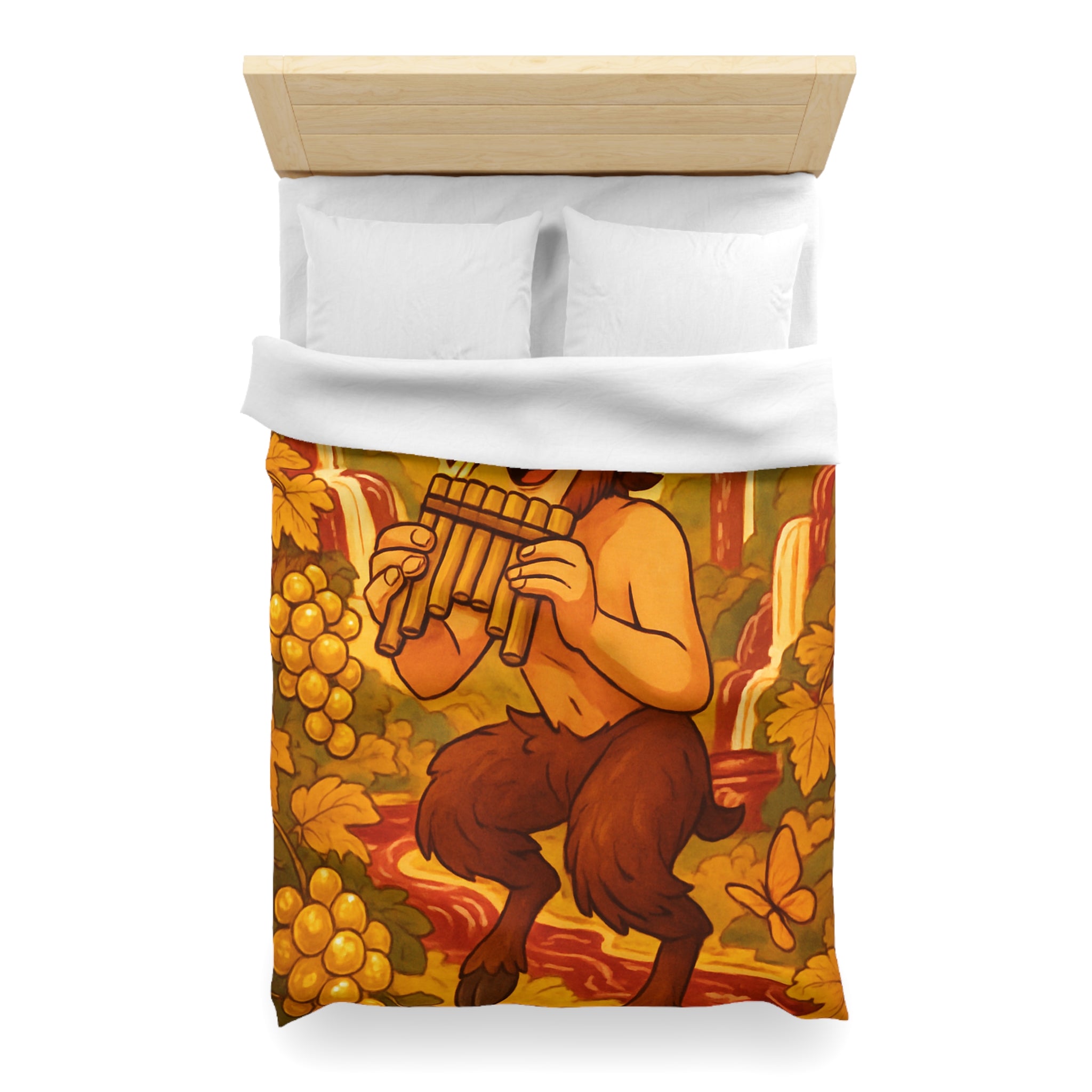 Housse de Couette Microfibre Illustration Unique Design Moderne Décoration Intérieure Raffinée