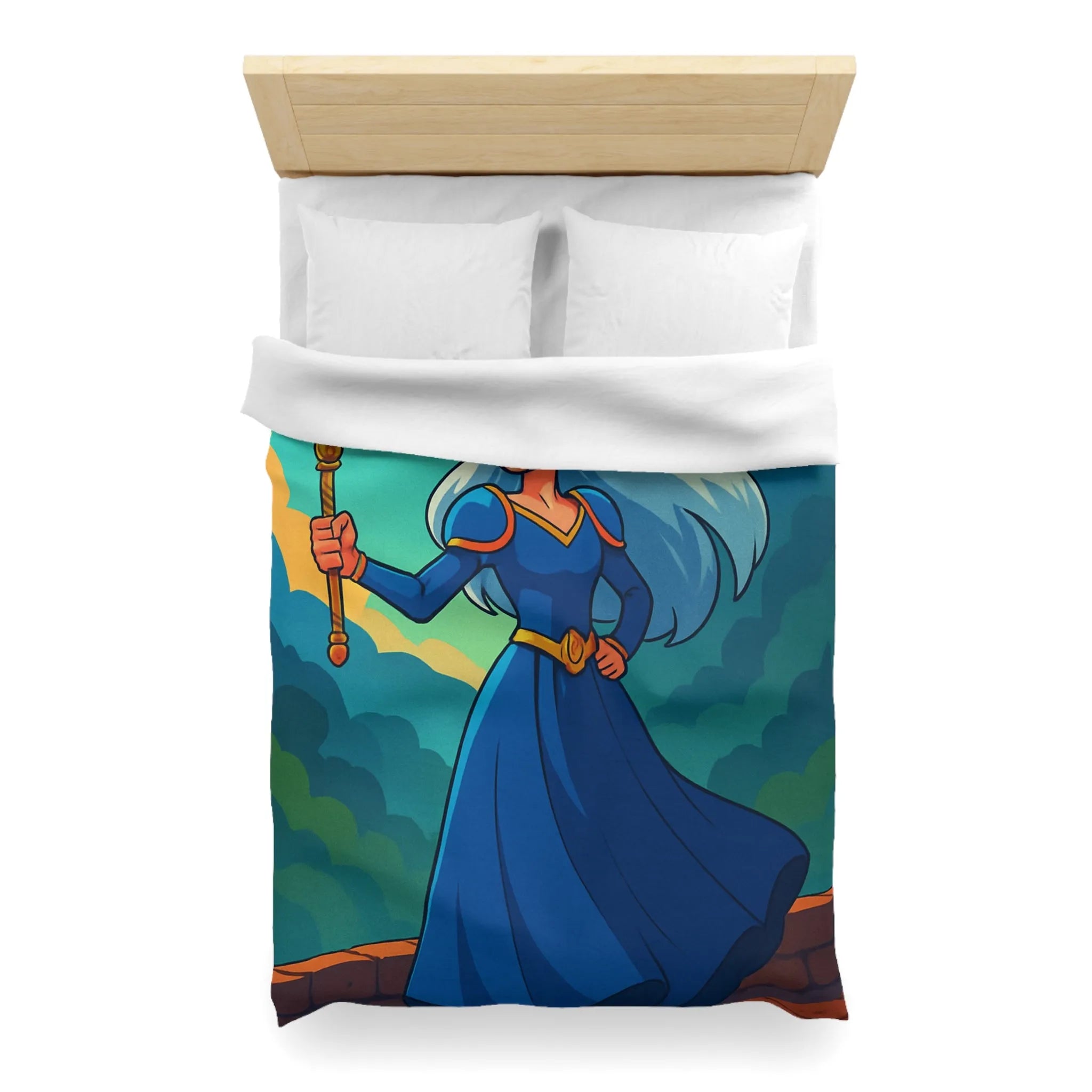 Housse de Couette Microfibre Art Graphique Contemporain Style Décoratif Chambre Tendance