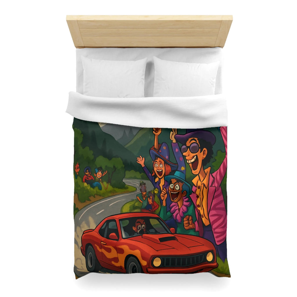 Housse de Couette Microfibre Création Artistique Moderne Design Exclusif Décoration Chambre