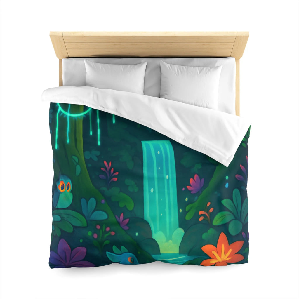 Housse de Couette Microfibre Art Graphique Contemporain Style Décoratif Chambre Tendance