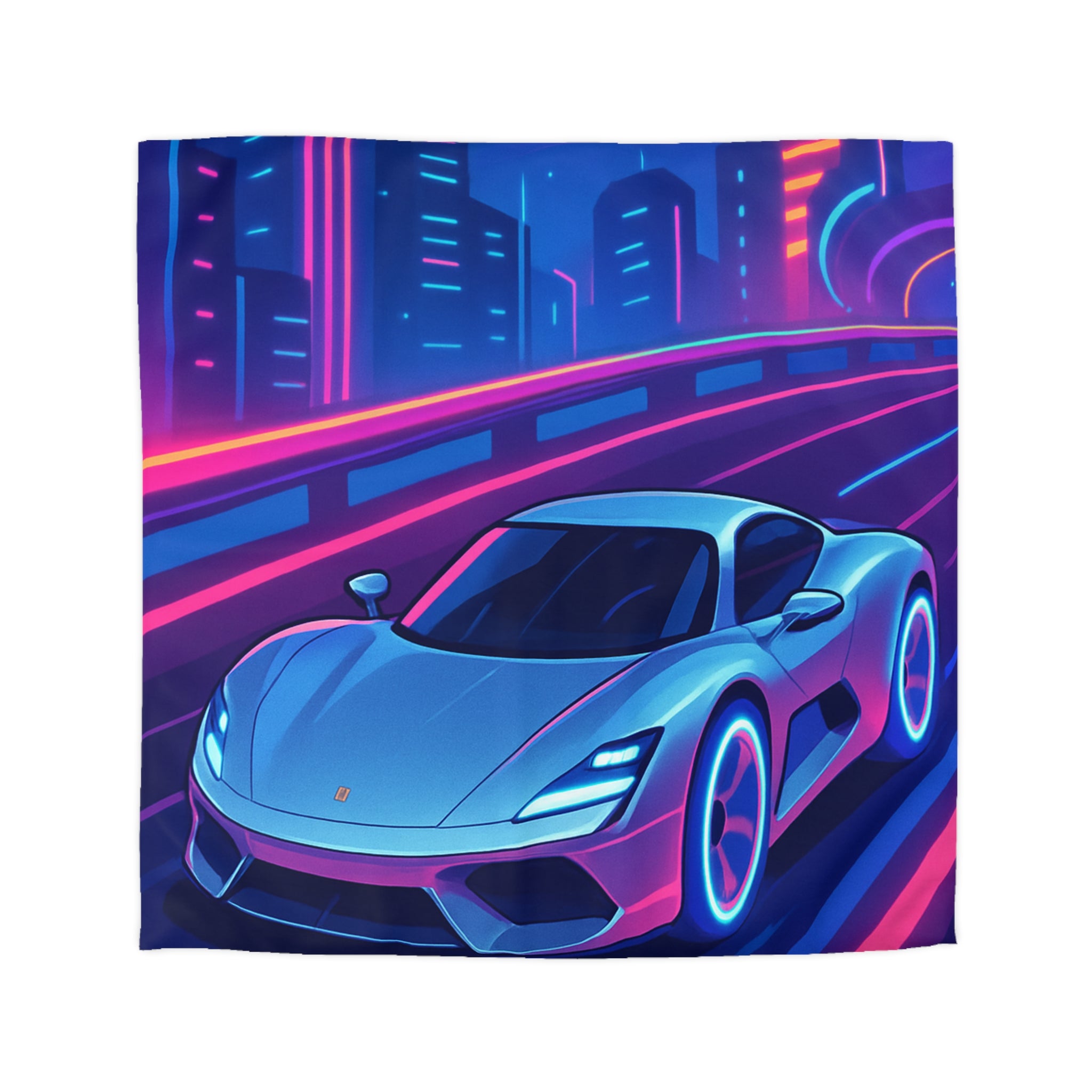 Housse de Couette Microfibre Design Artistique Moderne Décoration Chambre Confort Premium