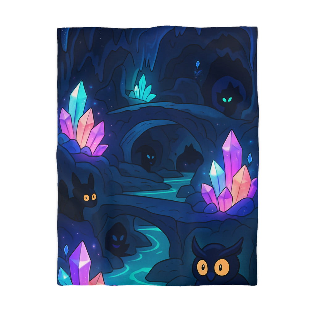 Housse de Couette Microfibre Motif Créatif Original Style Contemporain Chambre Élégante