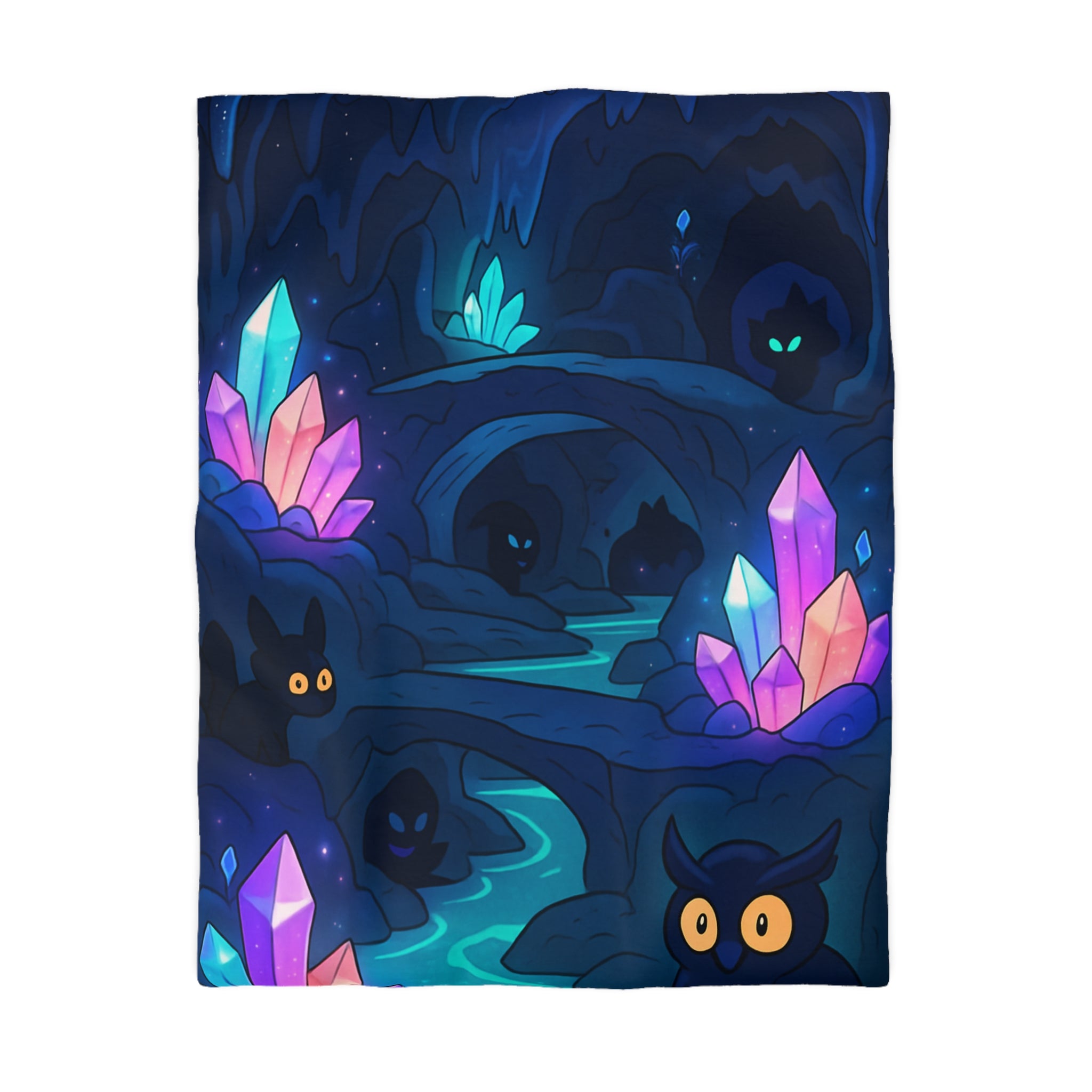 Housse de Couette Microfibre Motif Créatif Original Style Contemporain Chambre Élégante