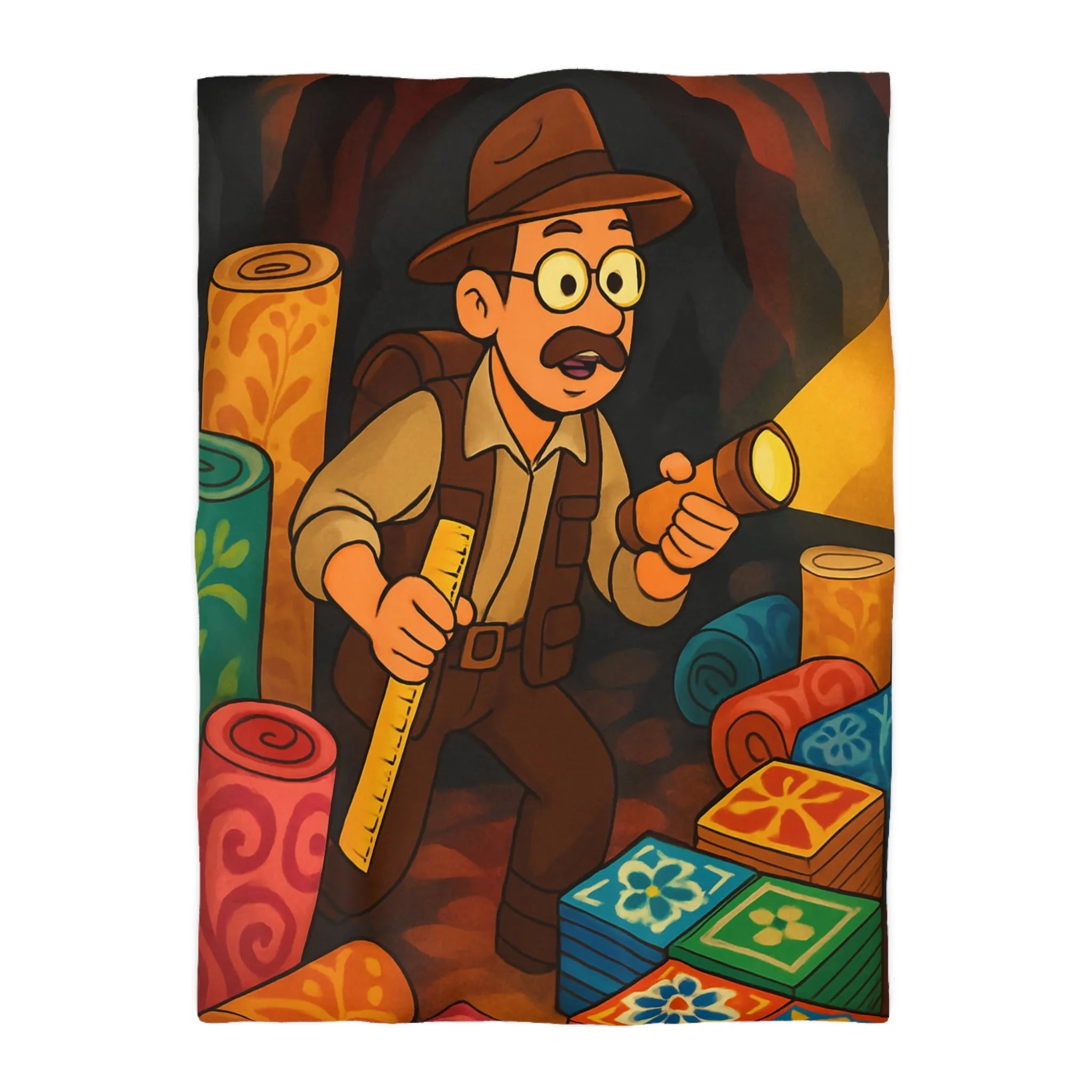 Explorez une collection de housses de couette inspirées par l'aventure et les motifs vibrants