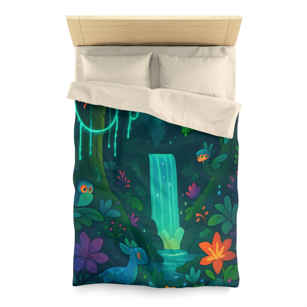 Housse de Couette Microfibre Art Graphique Contemporain Style Décoratif Chambre Tendance