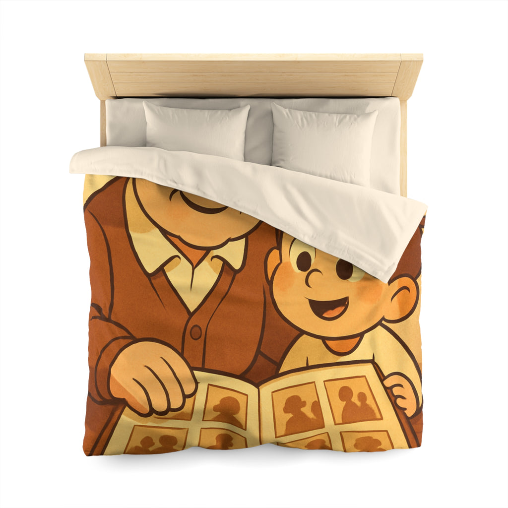 Housse de Couette Microfibre Design Artistique Moderne Décoration Chambre Confort Premium