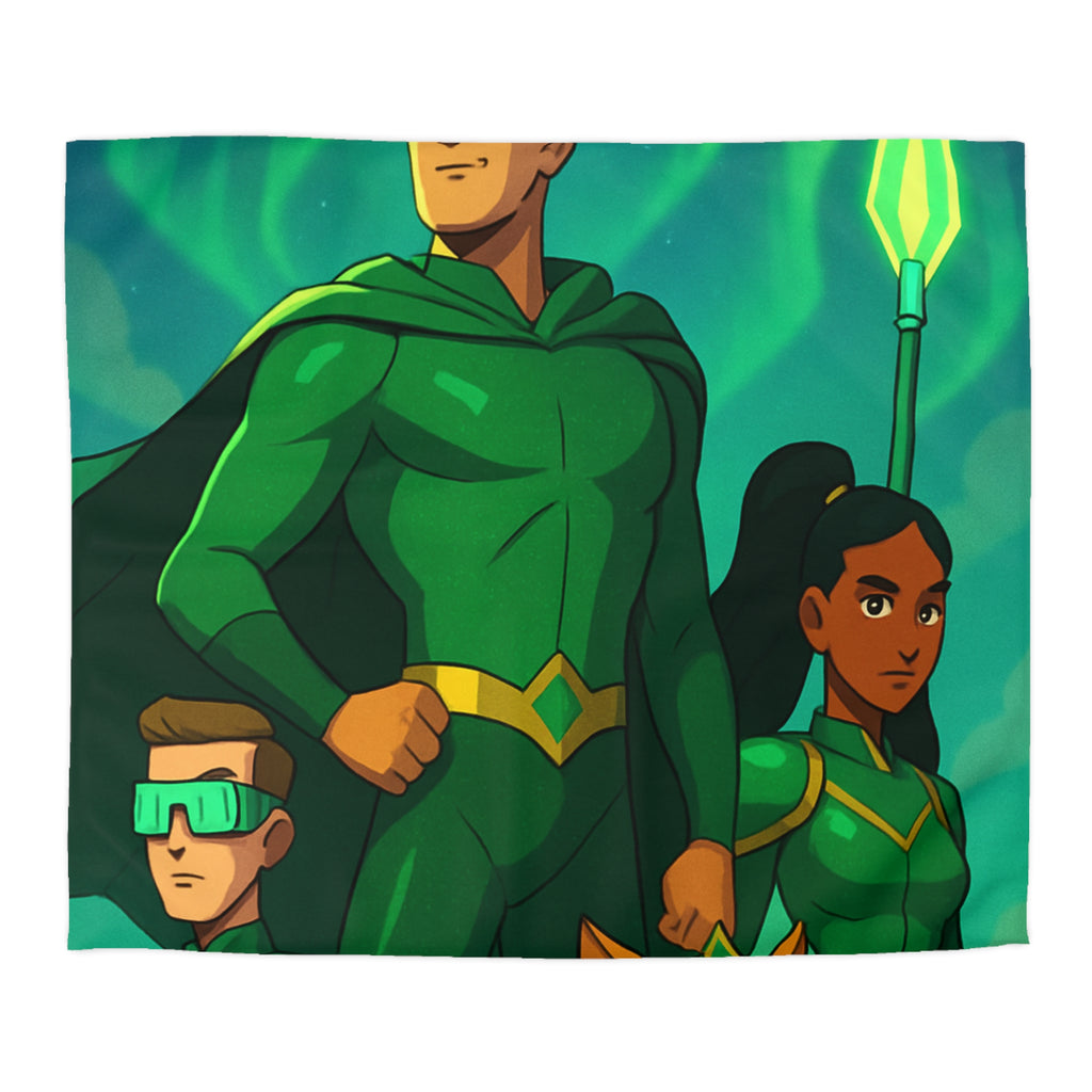 Housse de Couette Microfibre Motif Créatif Original Style Contemporain Chambre Élégante