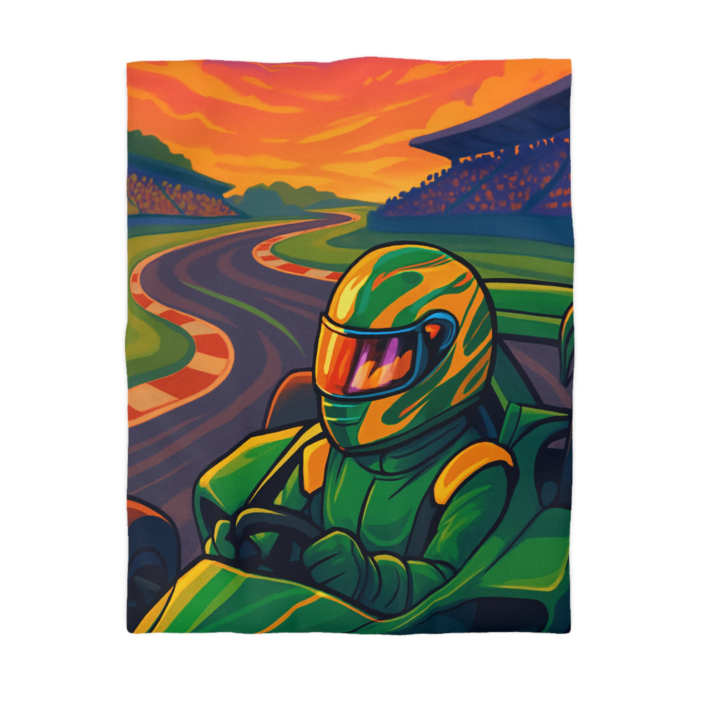 Housse de Couette Microfibre Motif Créatif Original Style Contemporain Chambre Élégante