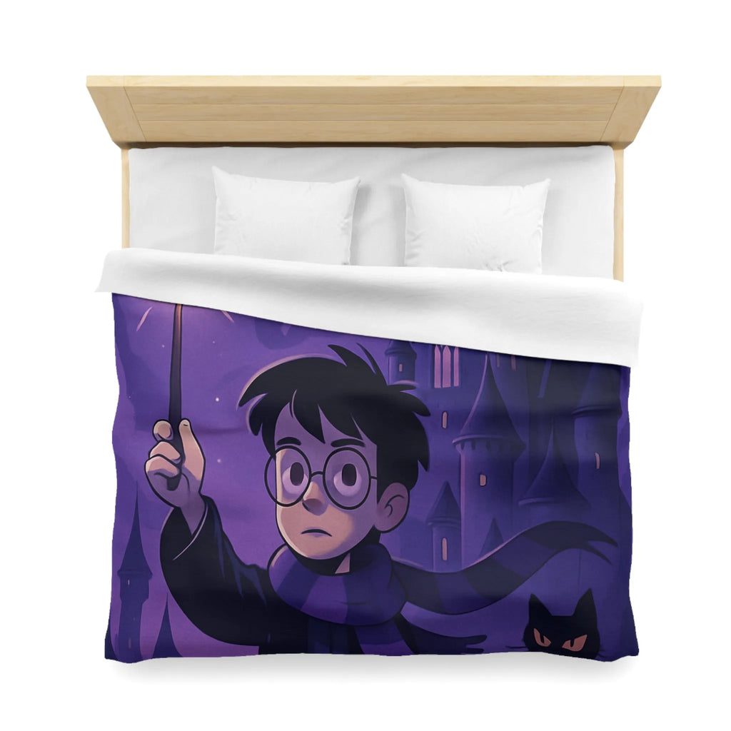 Housse de Couette Microfibre Art Graphique Contemporain Style Décoratif Chambre Tendance