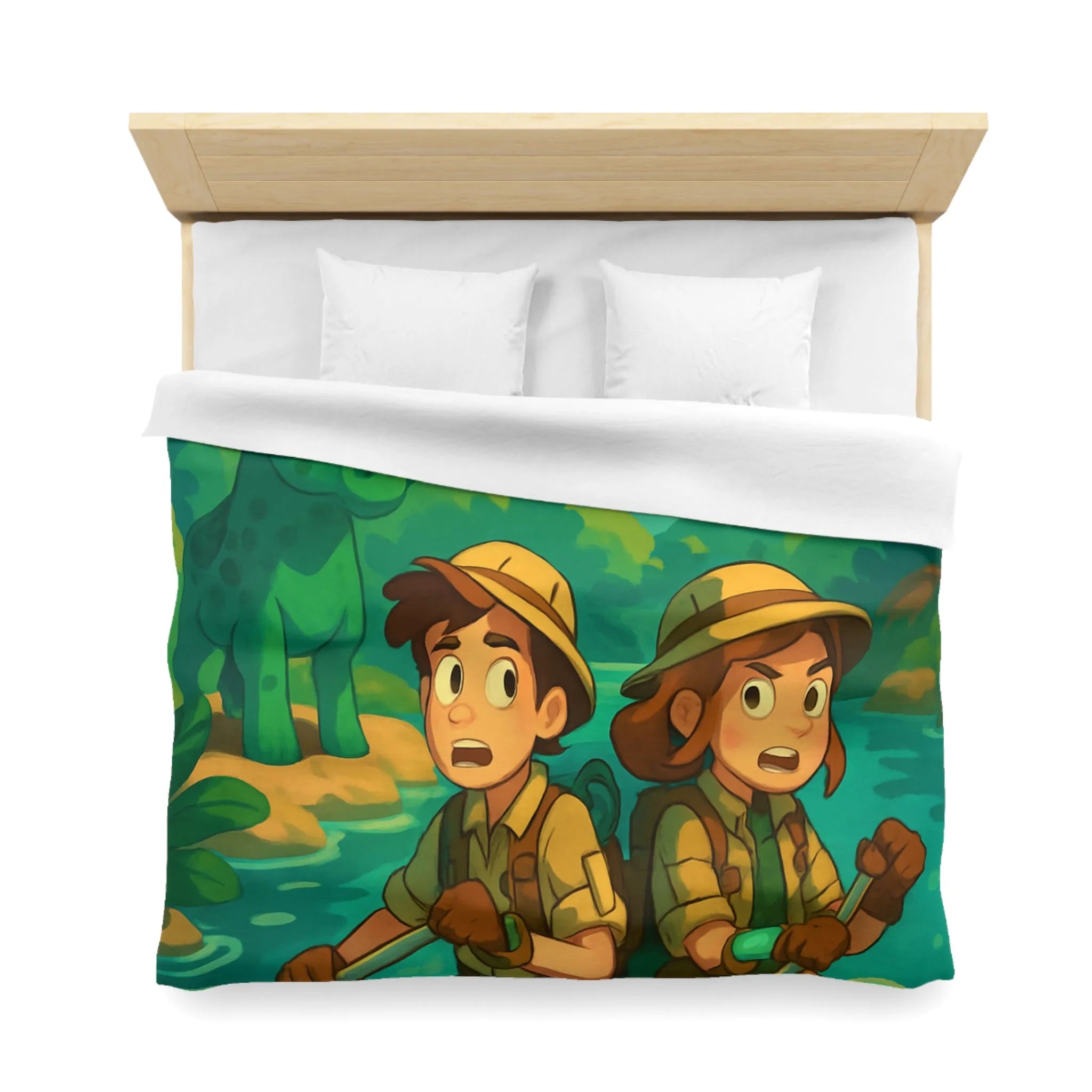 Exploration mystique en forêt tropicale avec créatures enchantées pour aventure fascinante de rêves