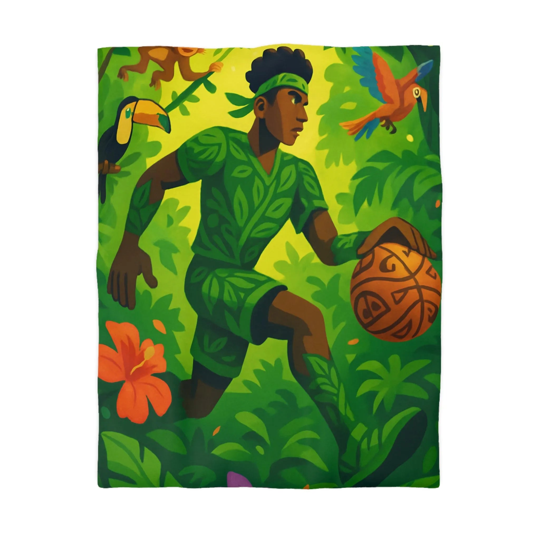 Housse de Couette Microfibre Art Graphique Contemporain Style Décoratif Chambre Tendance