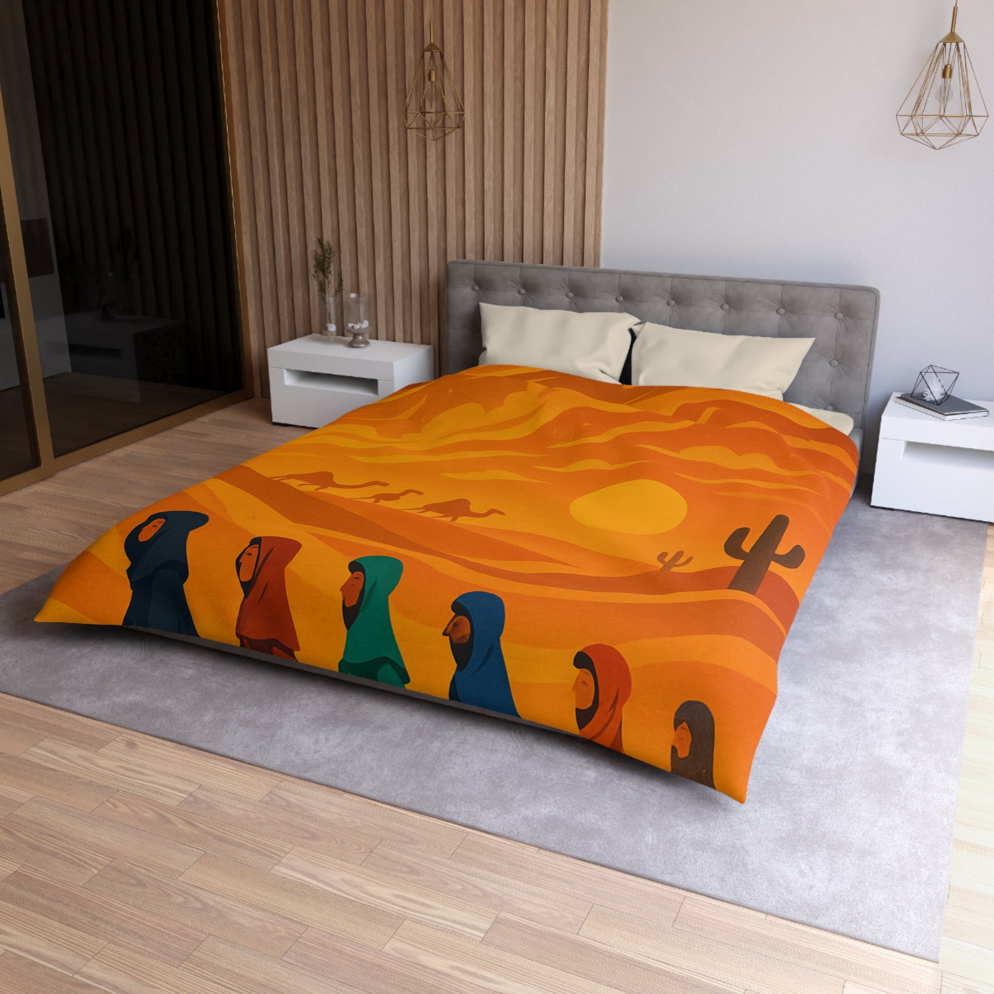 Housse de Couette Microfibre Création Artistique Moderne Design Exclusif Décoration Chambre