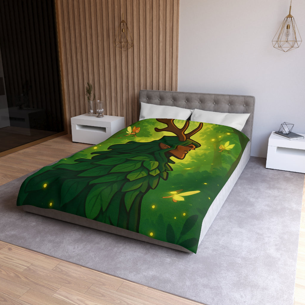 Housse de Couette Microfibre Motif Créatif Original Style Contemporain Chambre Élégante