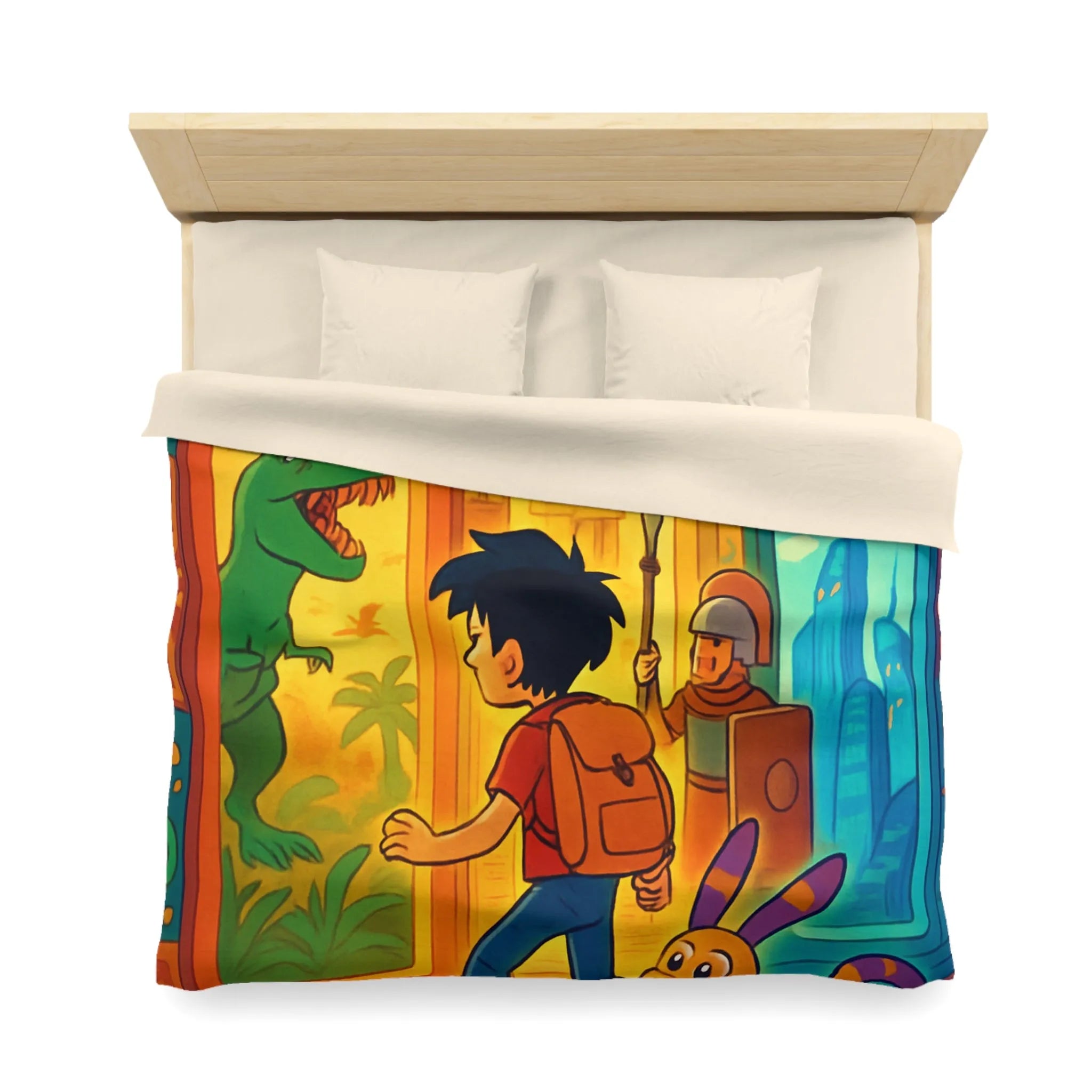 Housse de Couette Microfibre Création Artistique Moderne Design Exclusif Décoration Chambre